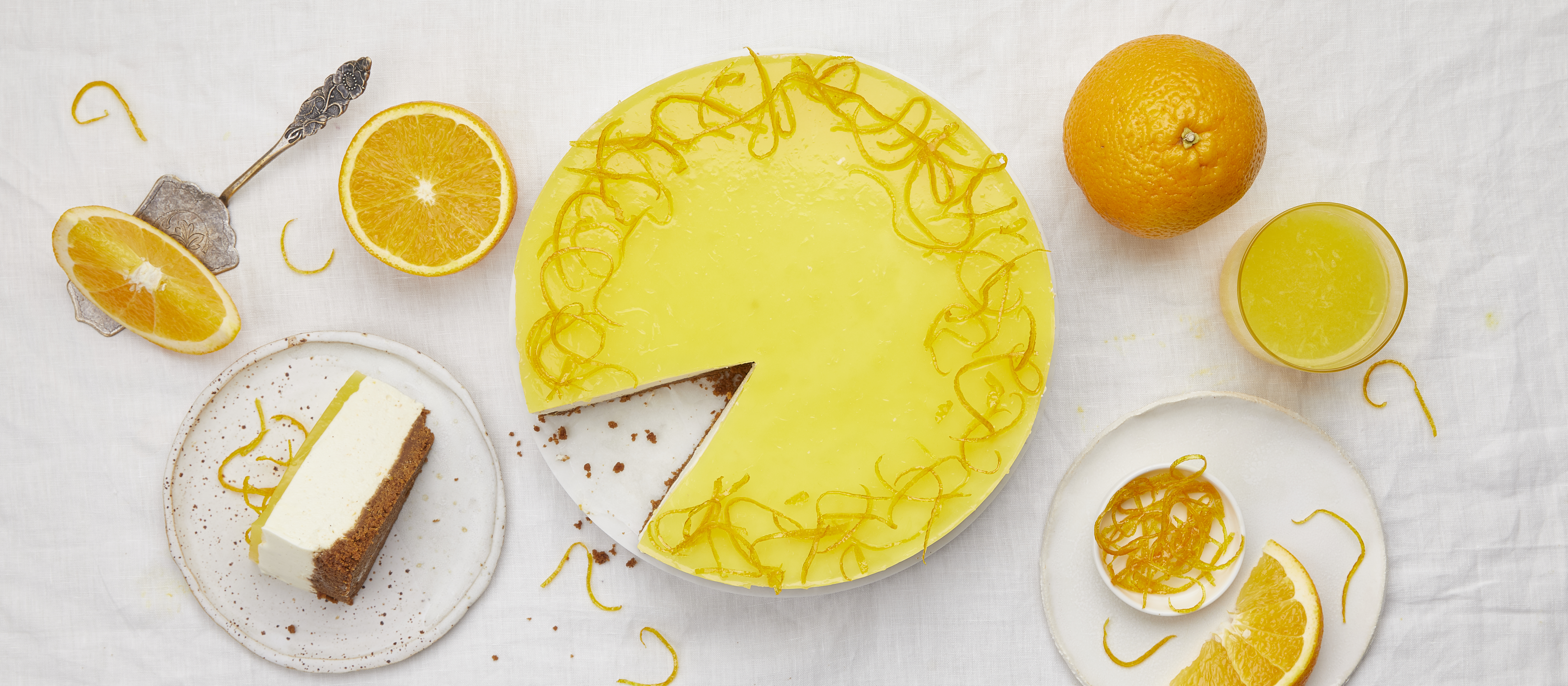 Appelsiinijuustokakku Makeat Leivonnaiset Reseptit K Ruoka