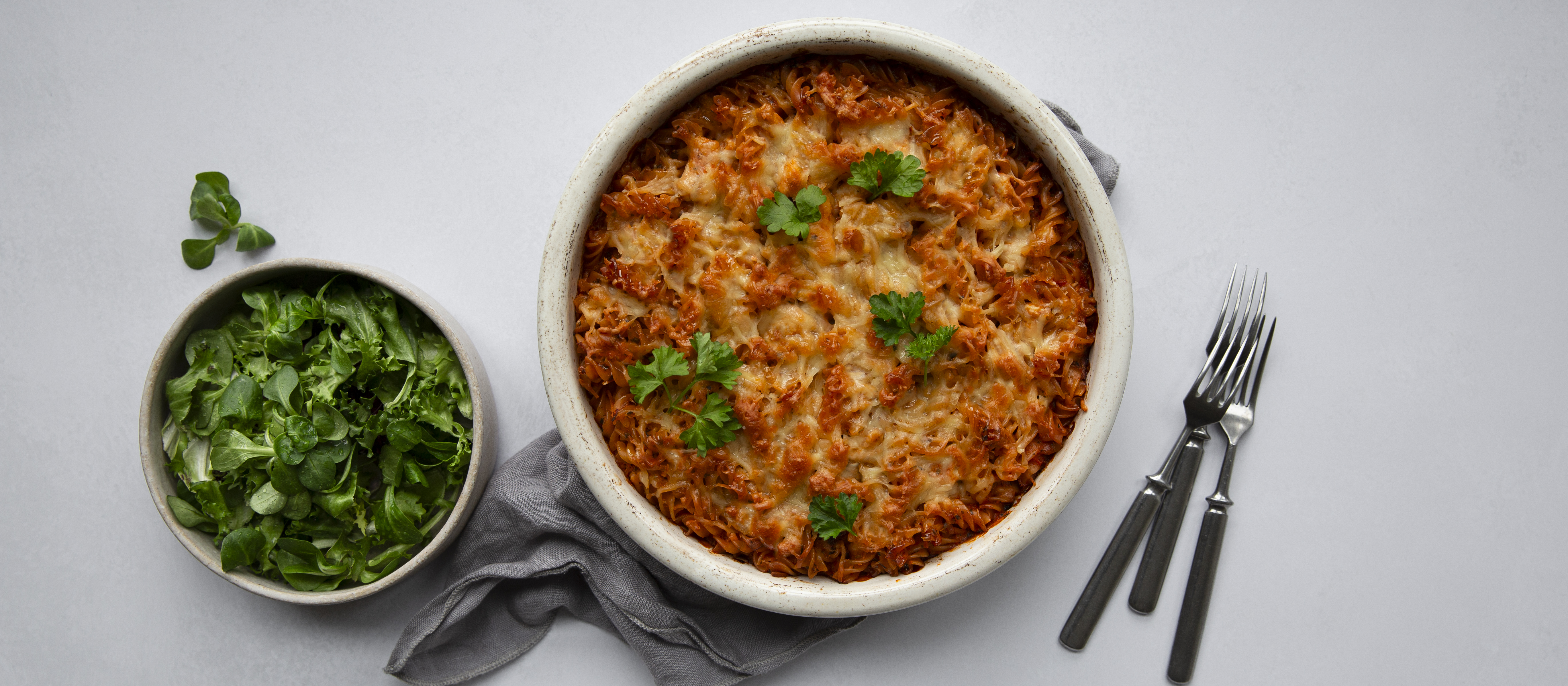 Broileripasta uunissa