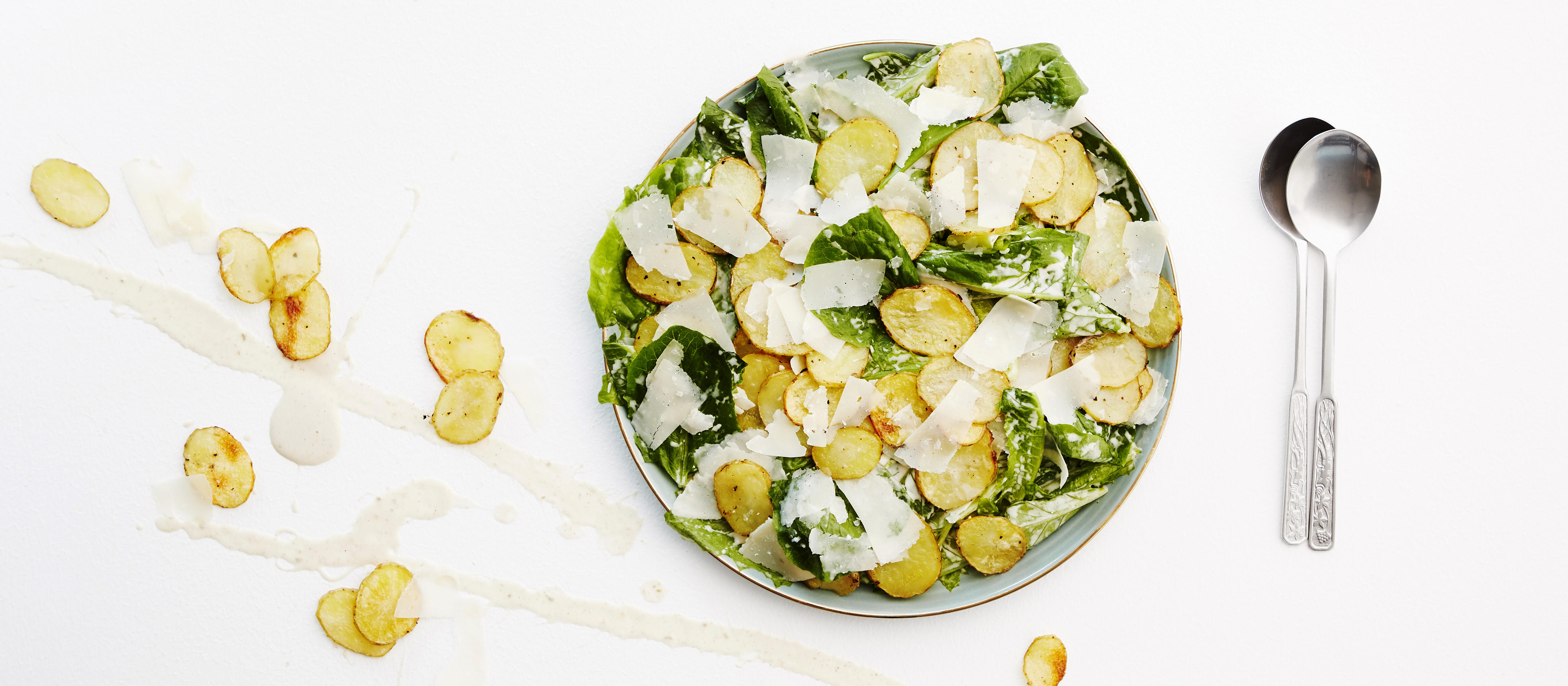 Caesar Perunasalaatti Alkuruoat Reseptit K Ruoka