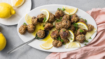 Sitruuna-valkosipulilihapullat