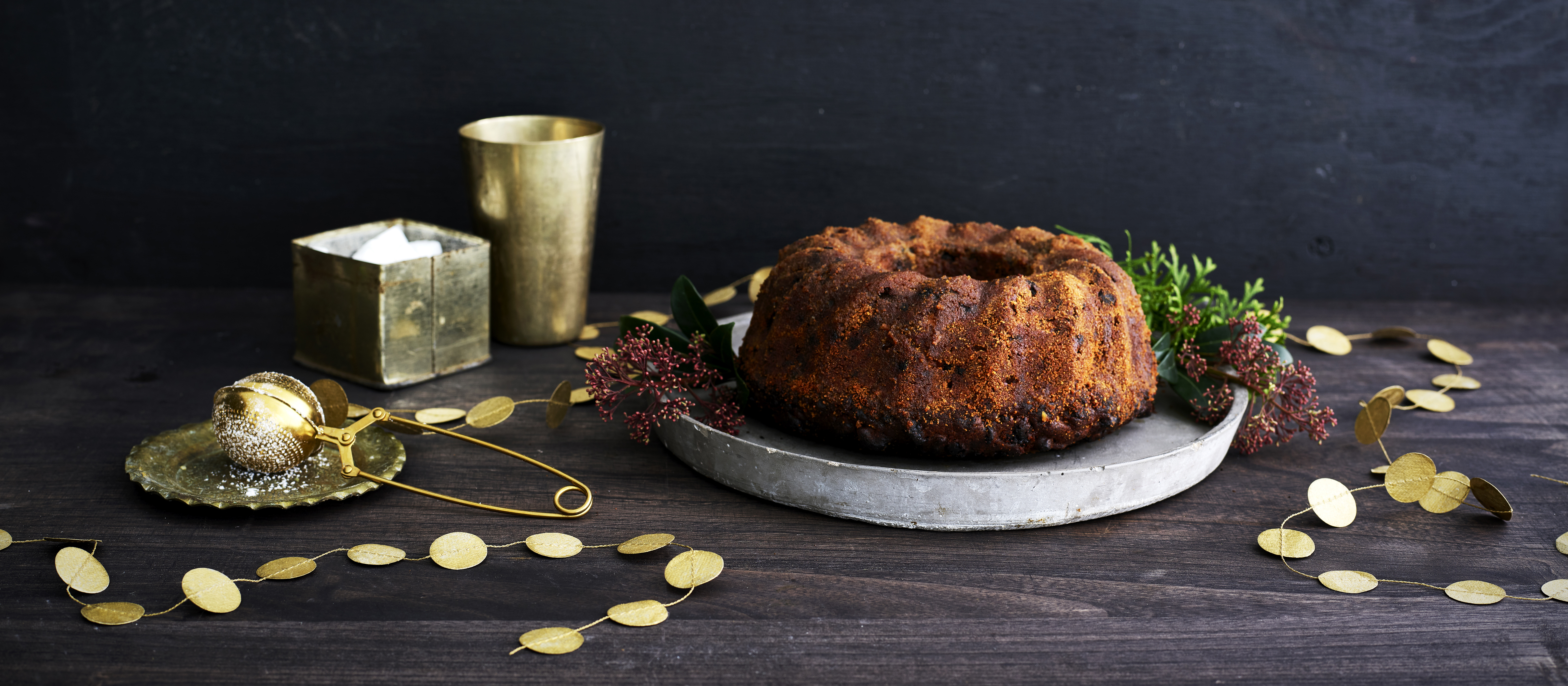 Englantilainen hedelmäkakku