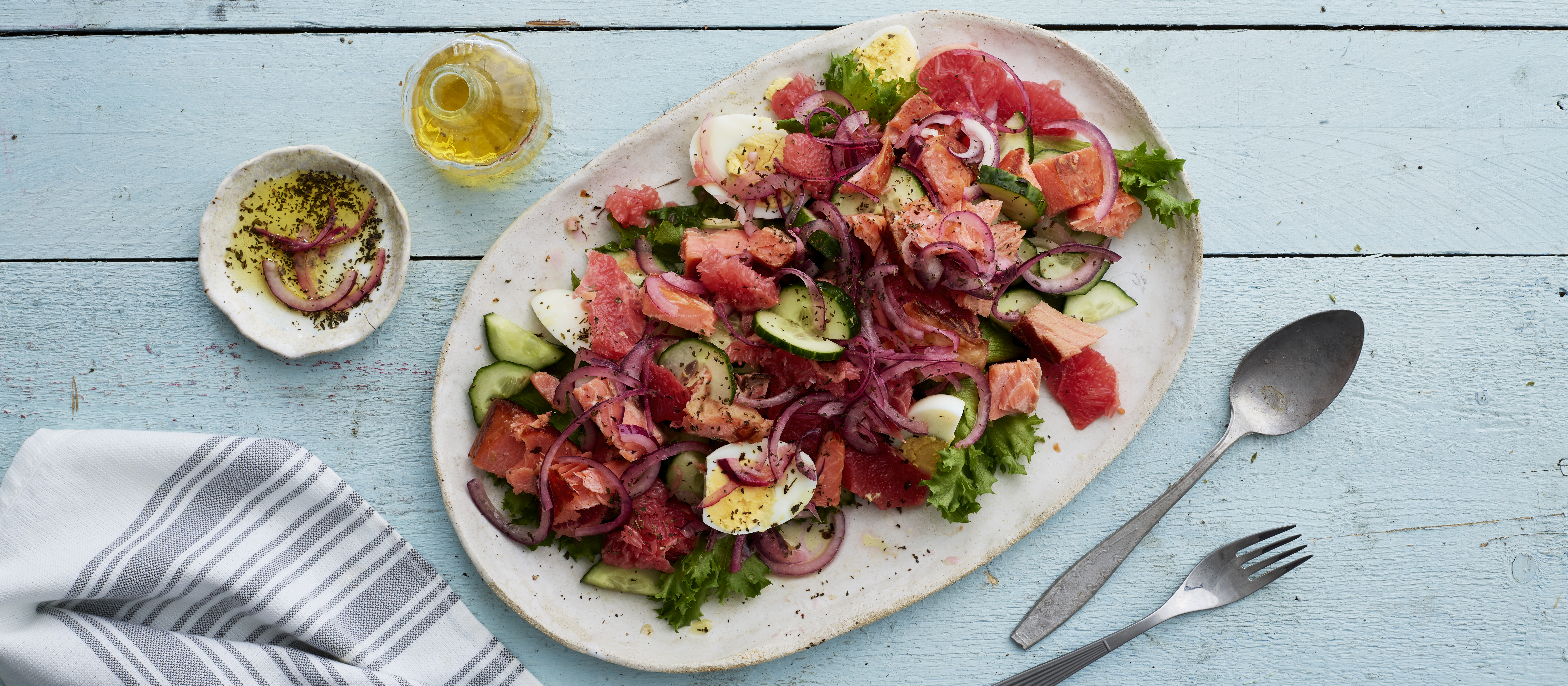 Greippi-lohisalaatti