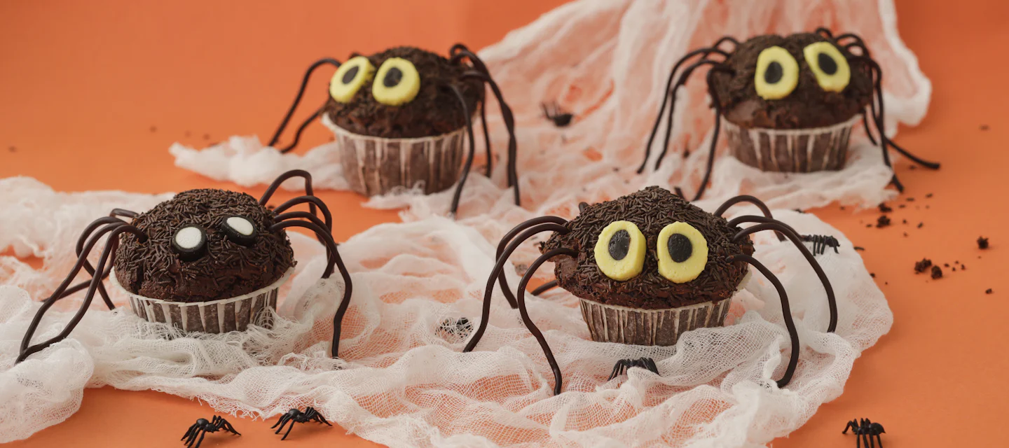 Halloween-muffinit