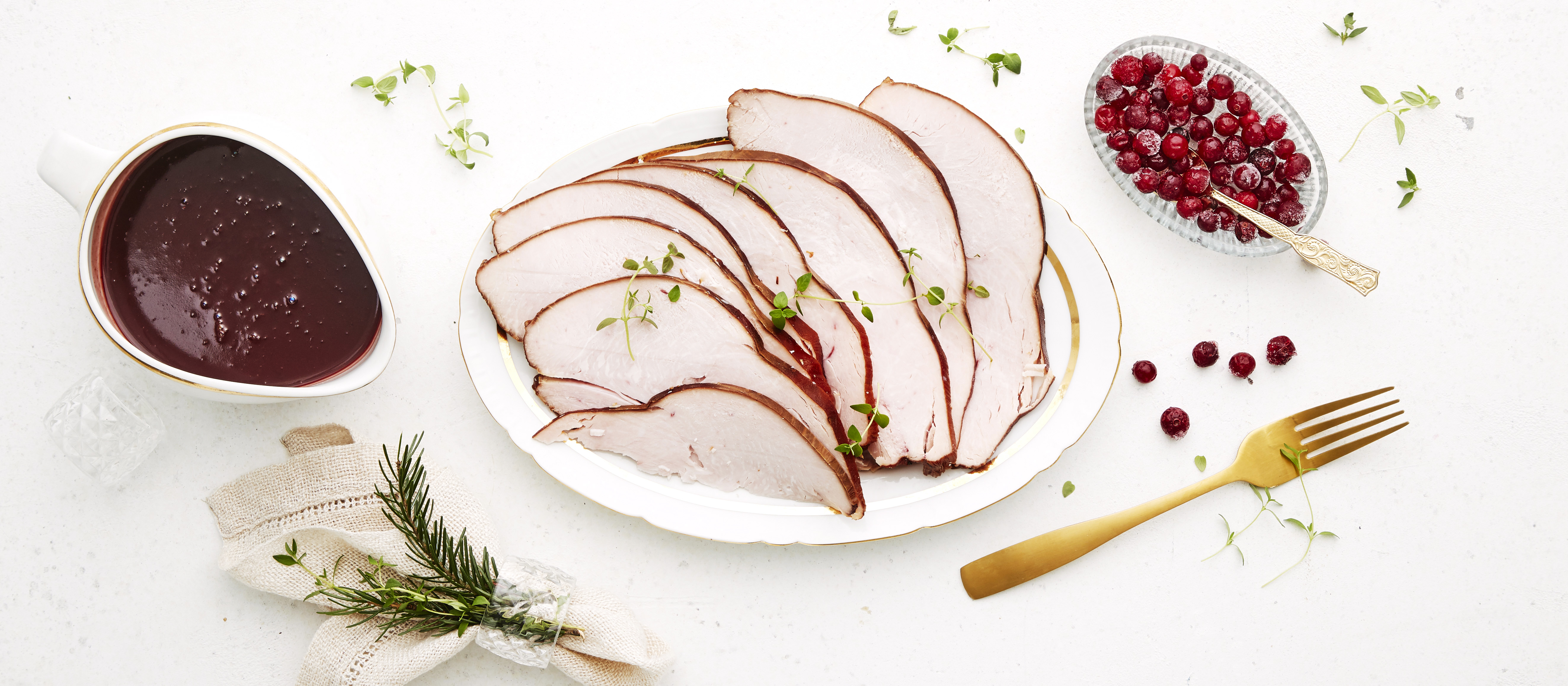 Kalkkunafilee ja karpalokastike