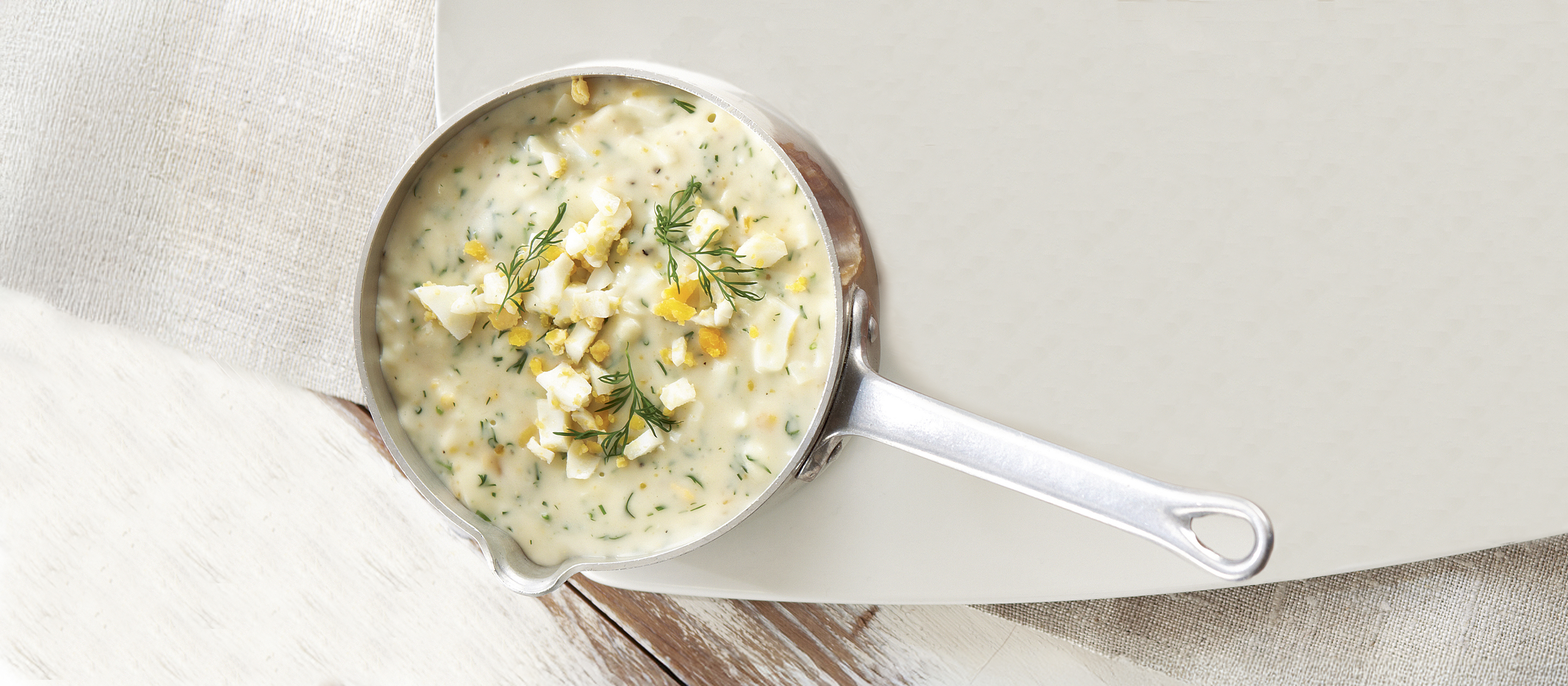 Kananmunakastike kalalle