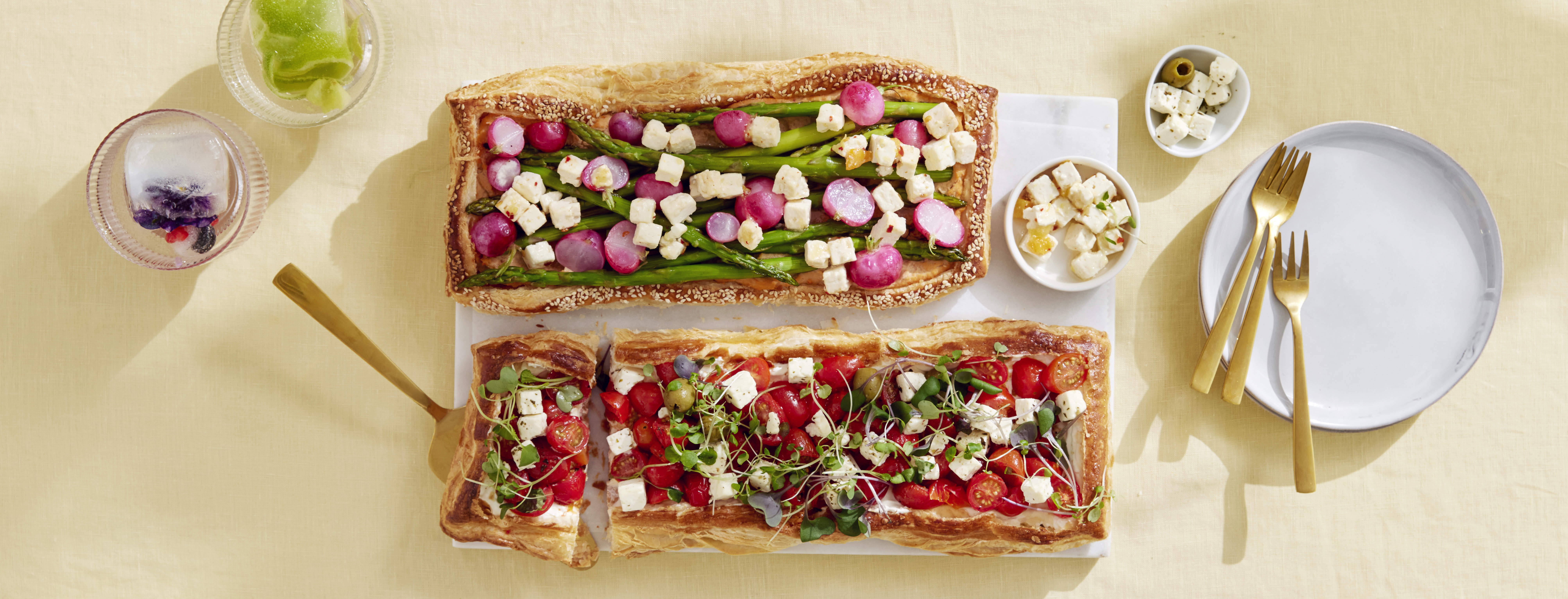 Kahden maun kasvispiirakat