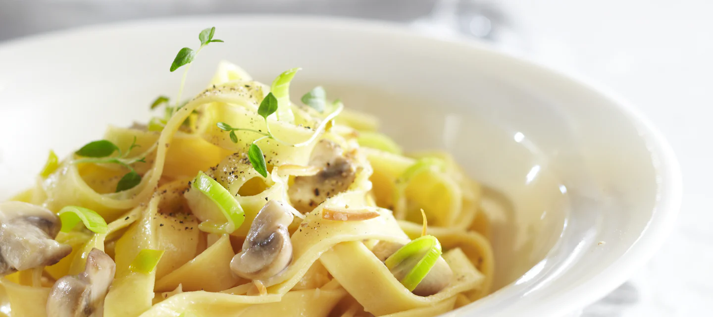 Sieni-savujuustocarbonara