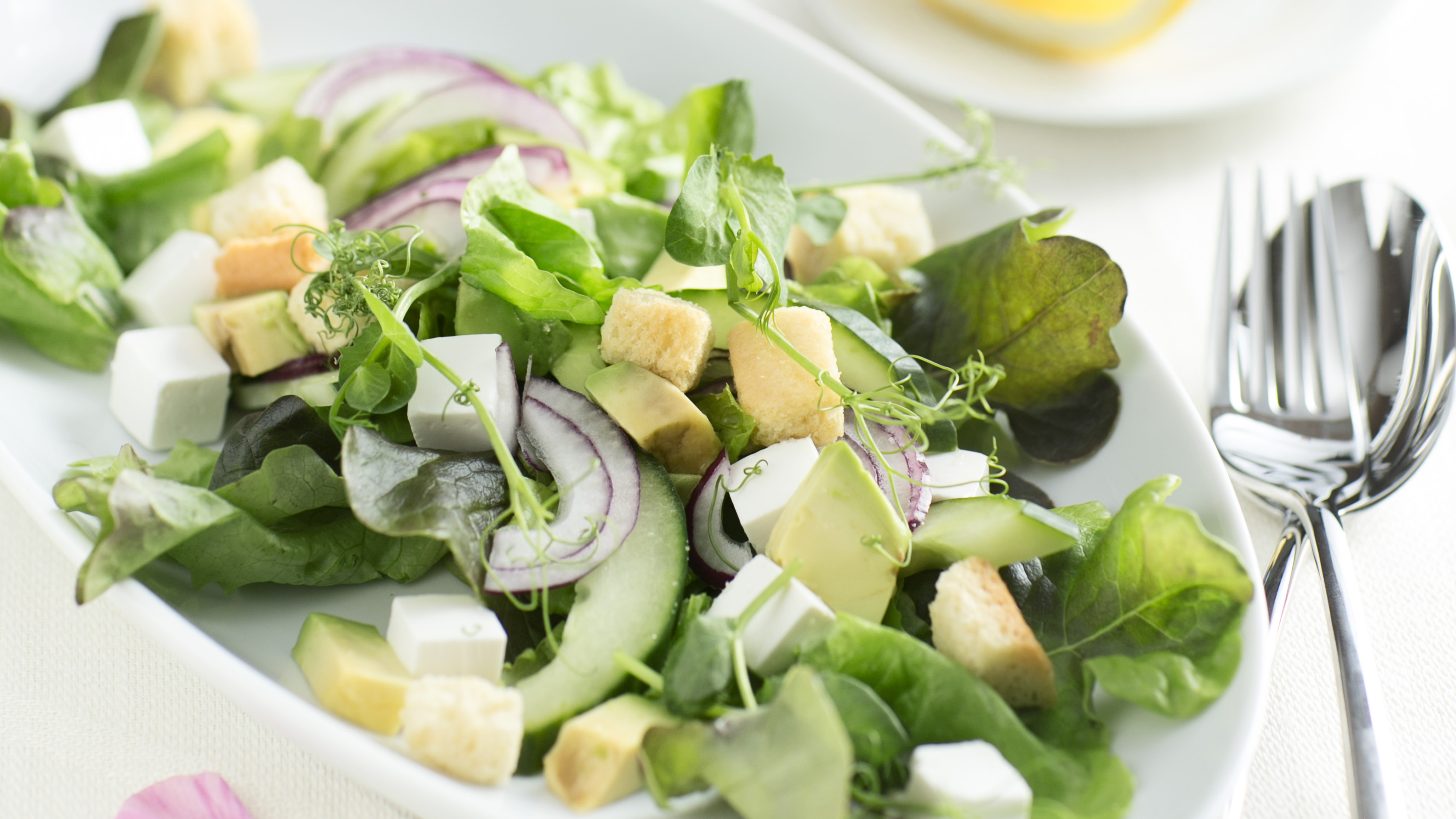 Vihreä juustosalaatti