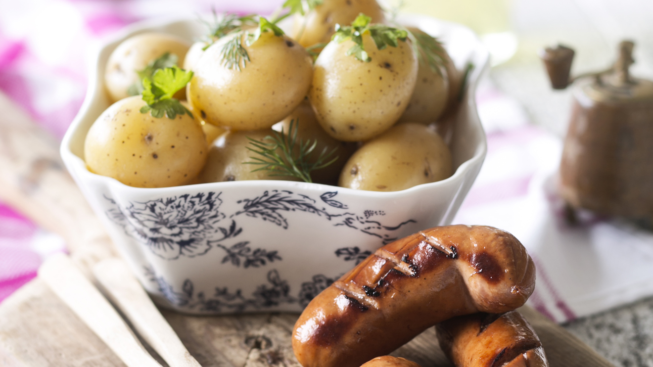 Yrttiset uudet perunat