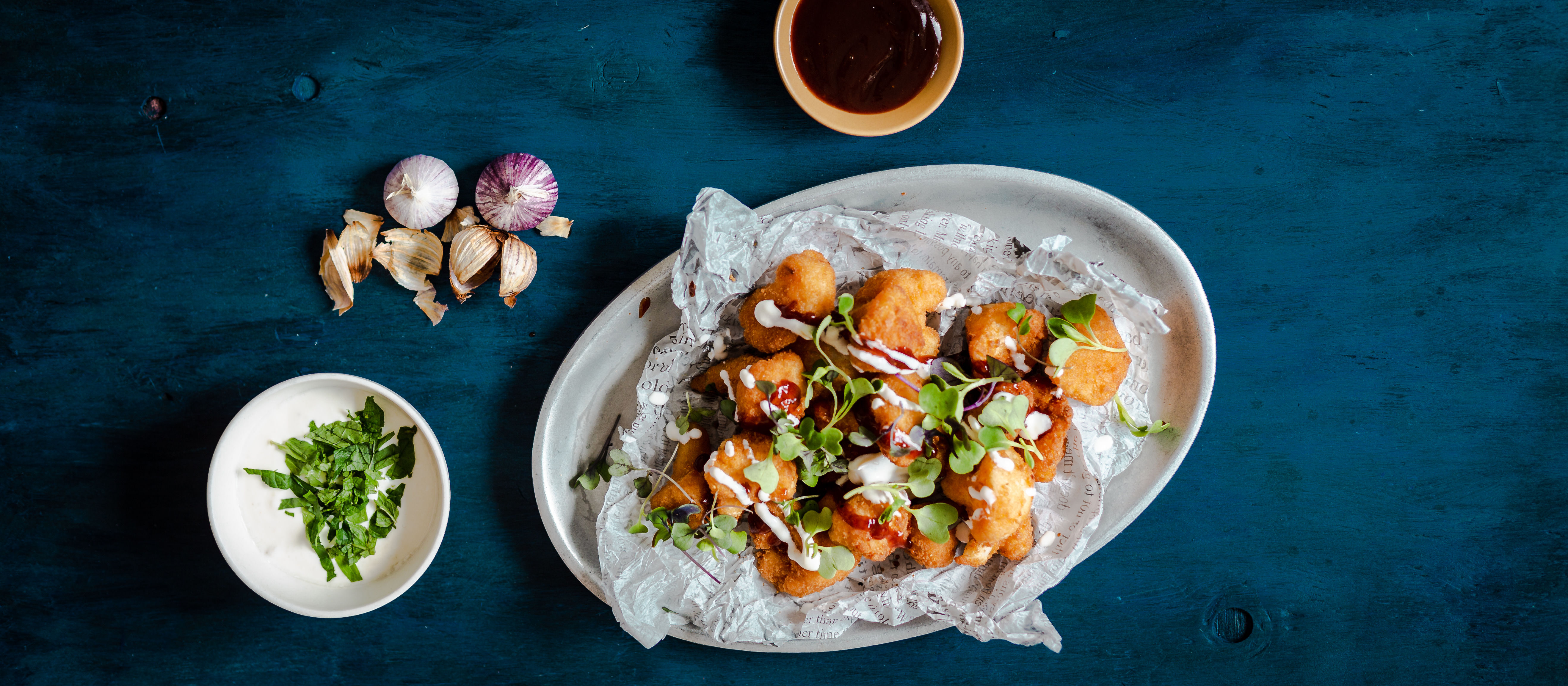 Kukkakaaliwingsit ja dipit