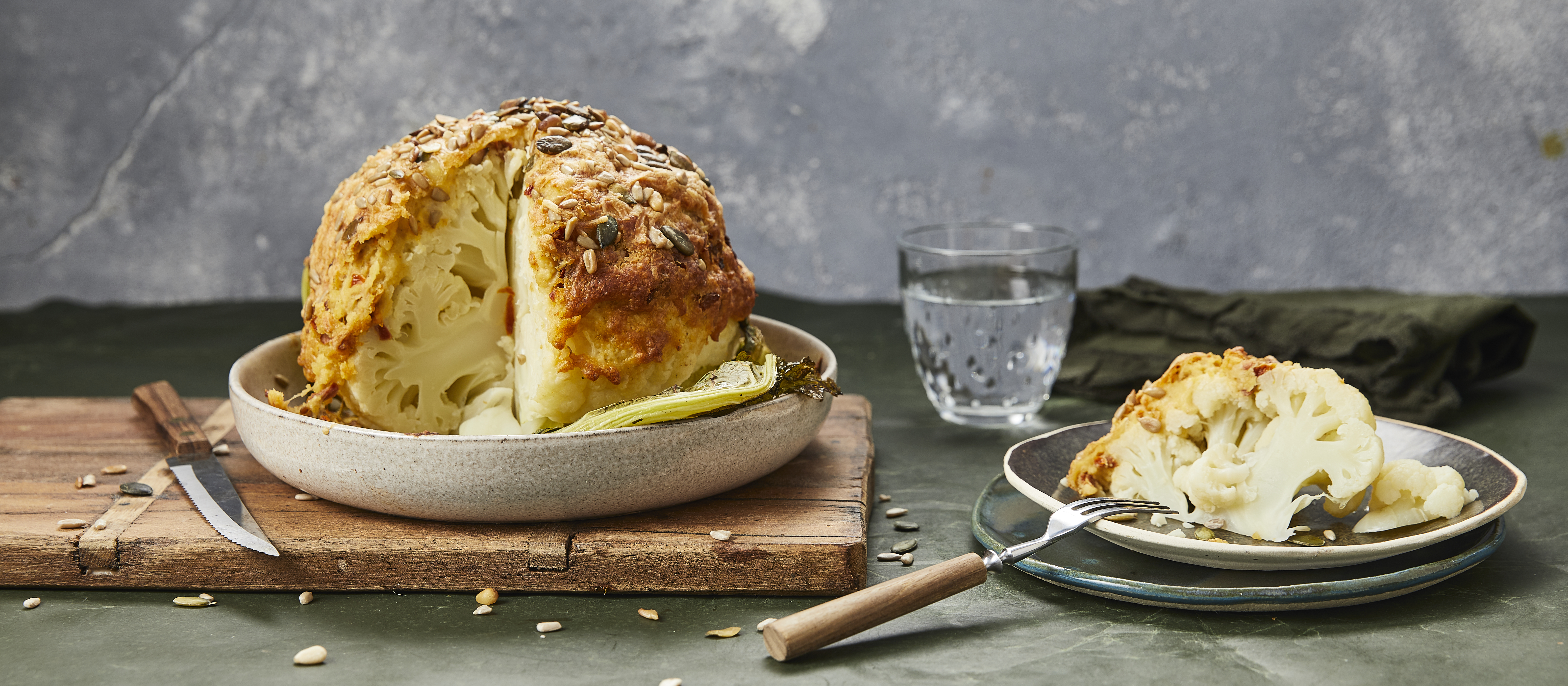 Kuorrutettu kukkakaali