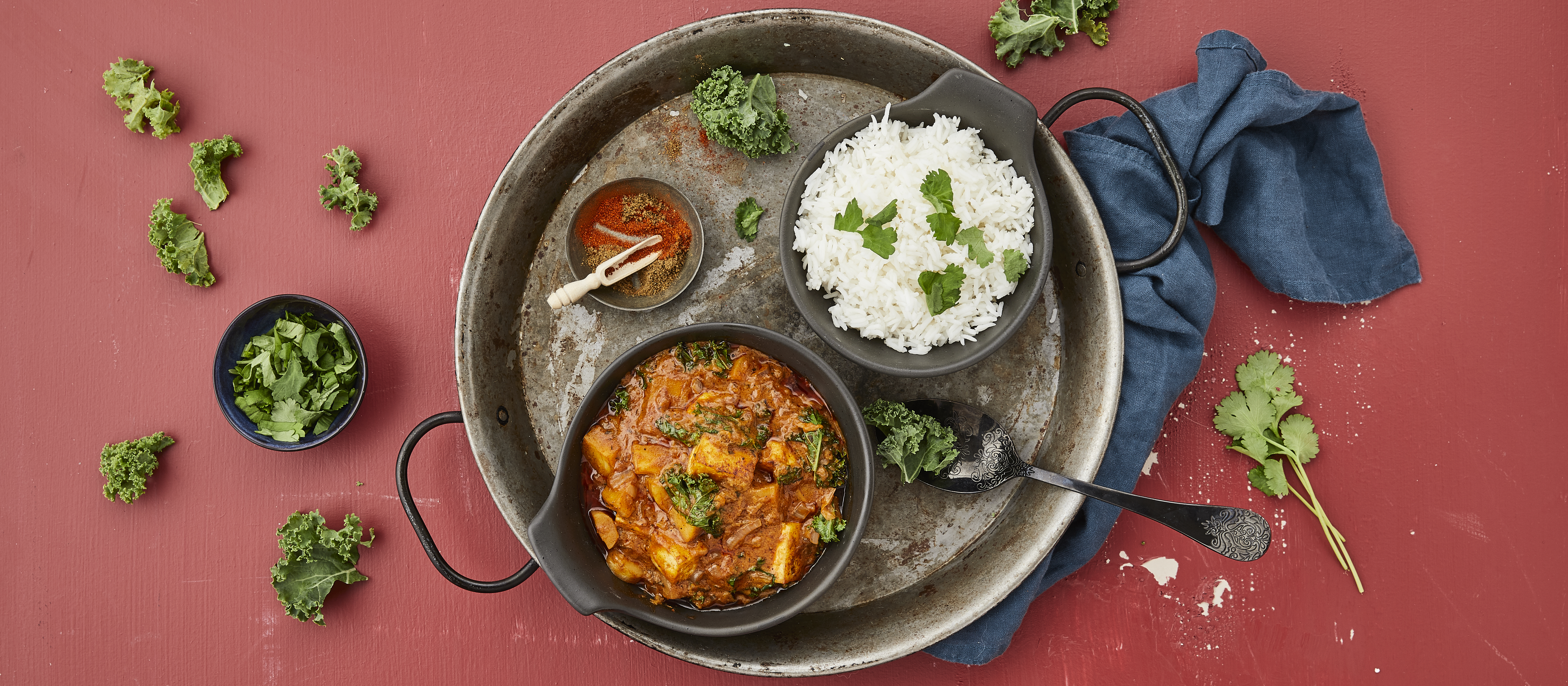 Lehtikaali-palsternakkacurry