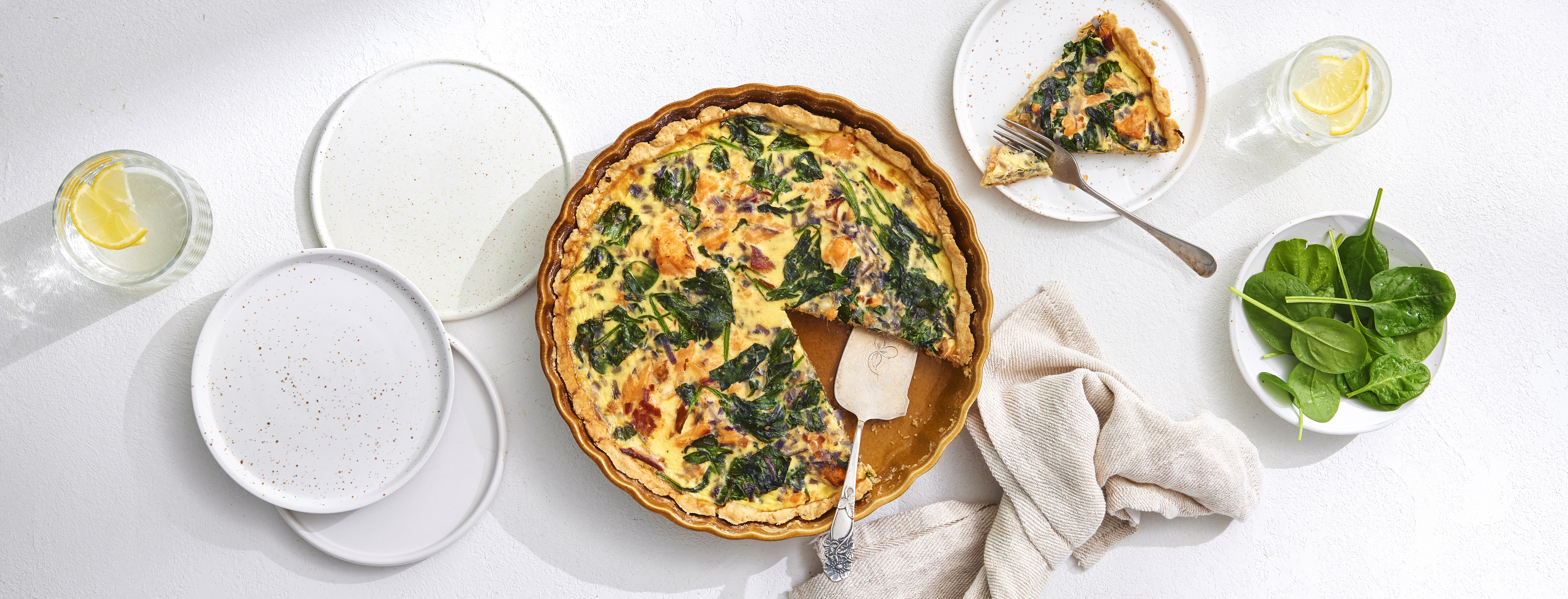 Lohi-pinaattipiirakka