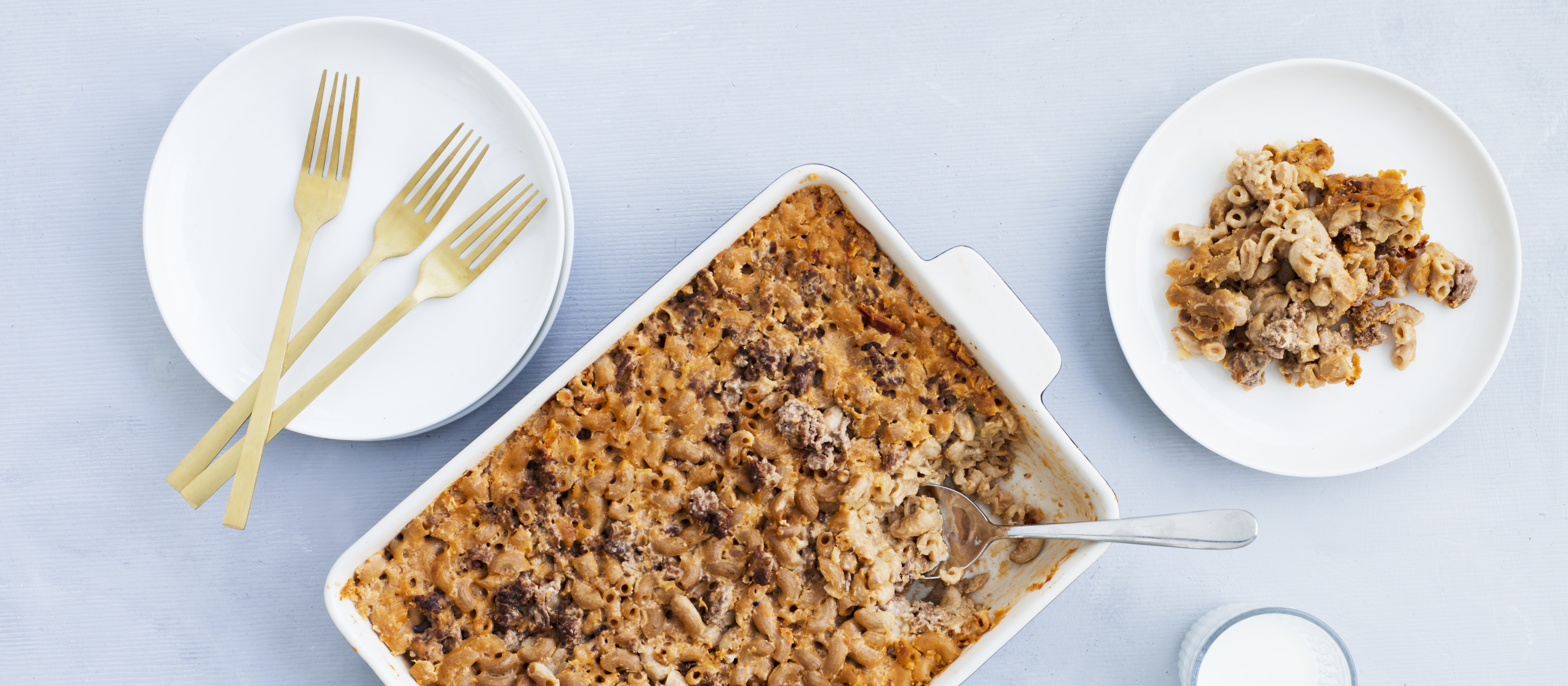 Makaronilaatikko koskenlaskijalla