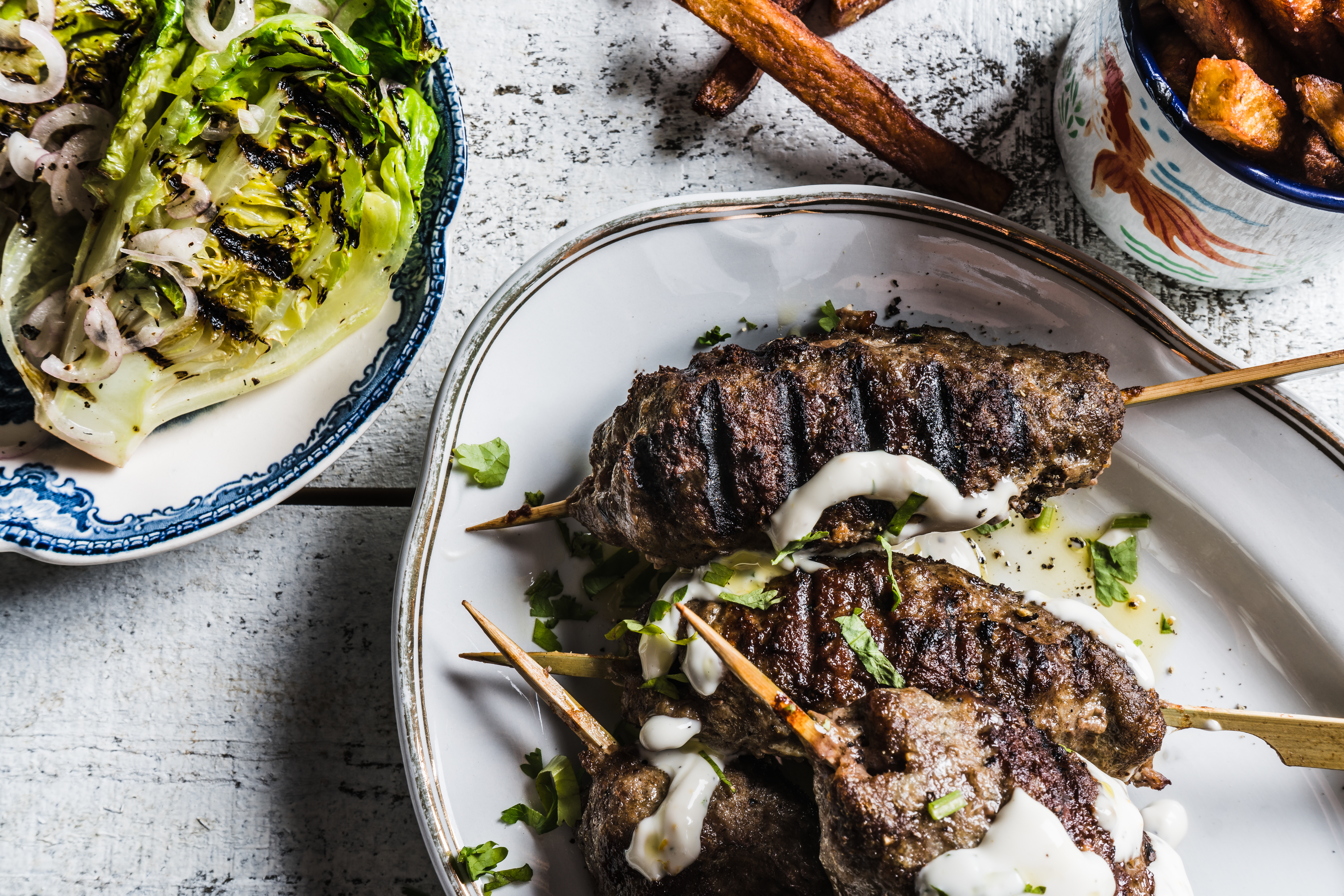 Marokkolaiset naudanrintakebabit