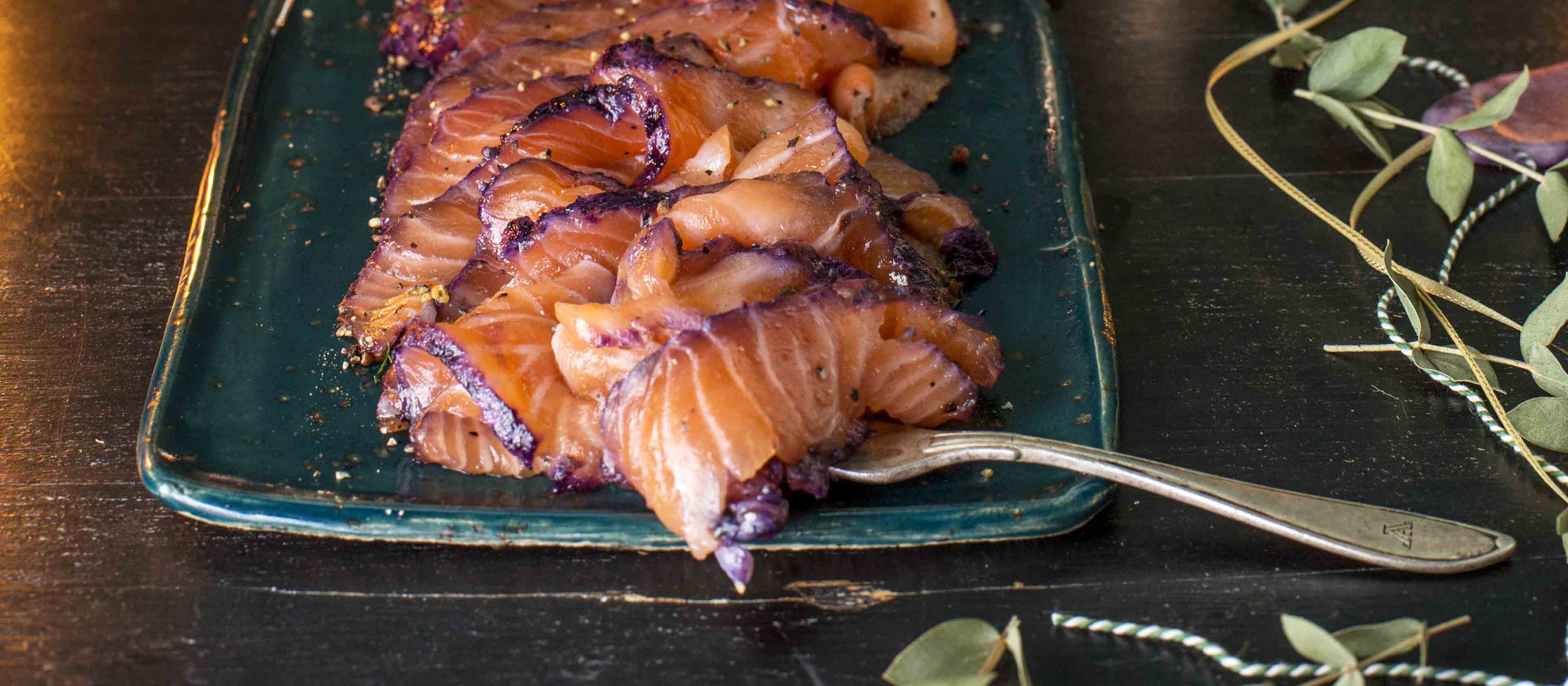 Mustikkagraavattu lohi