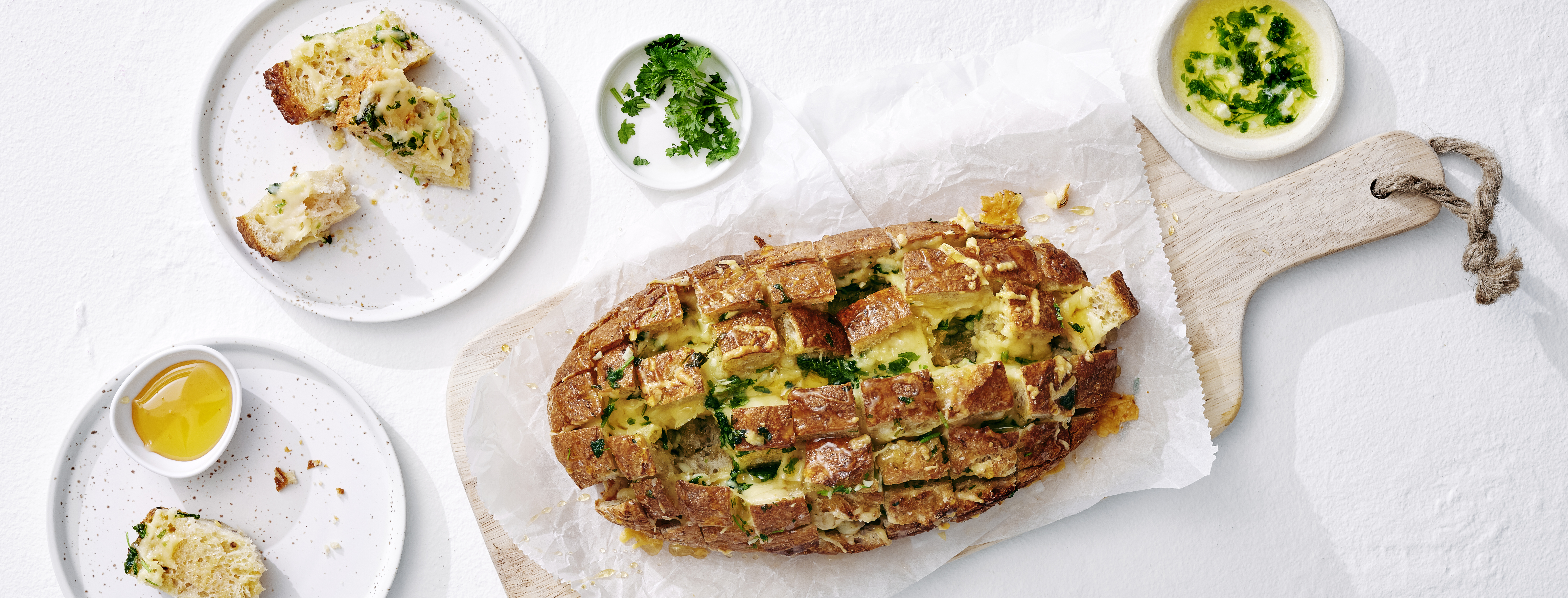 Pull-apart bread eli nyhtöleipä