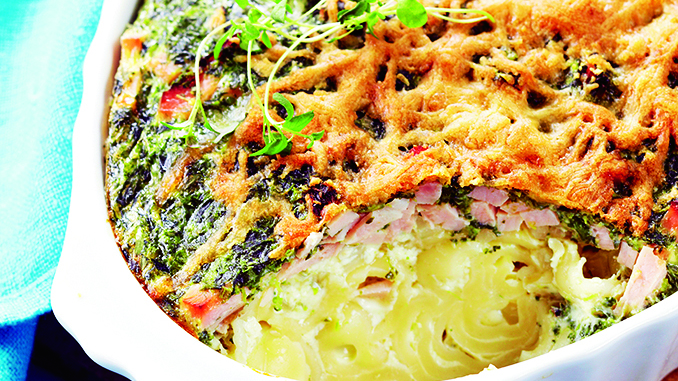 Pasta-kinkkulaatikko