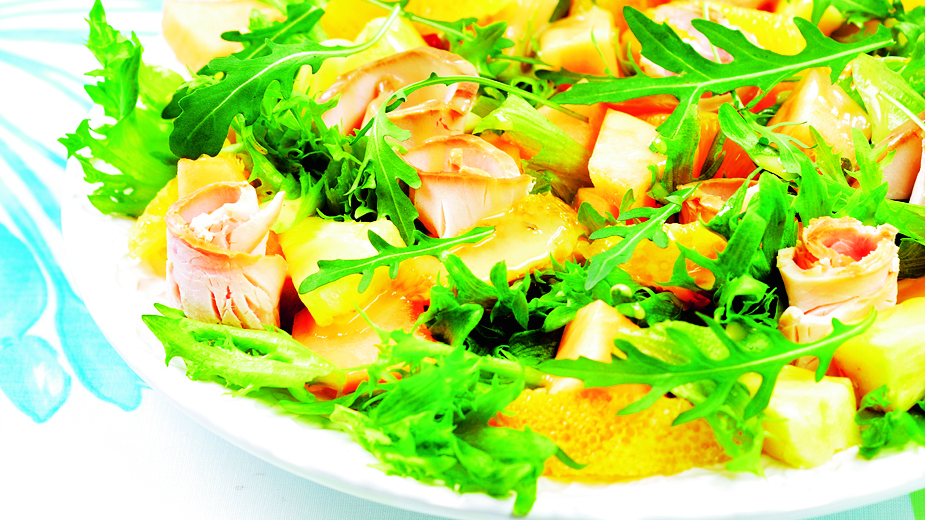 Savukalkkunasalaatti