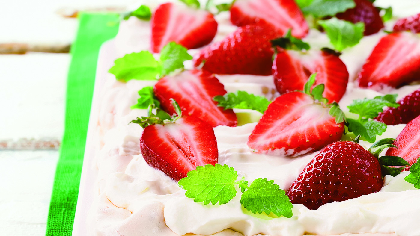 Mansikka-marenkitorttu