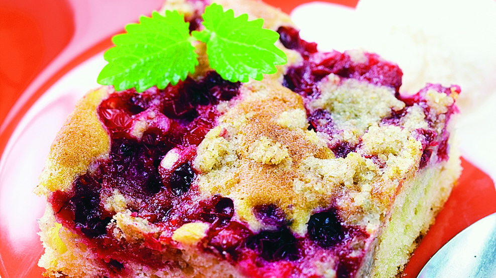 Puolukkapiirakka, pellillinen