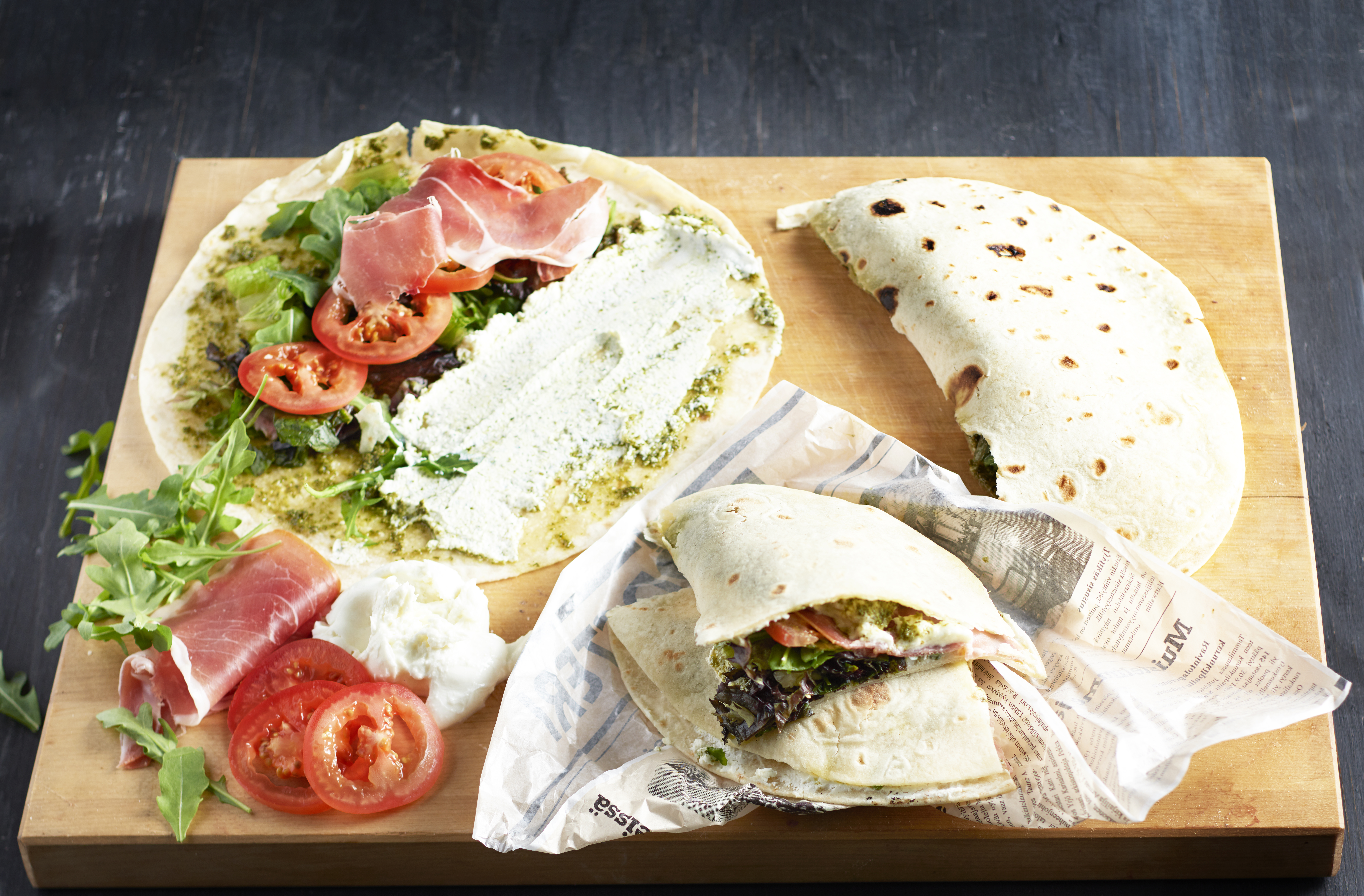 Mortadella piadina — HoReCatukku Kespro