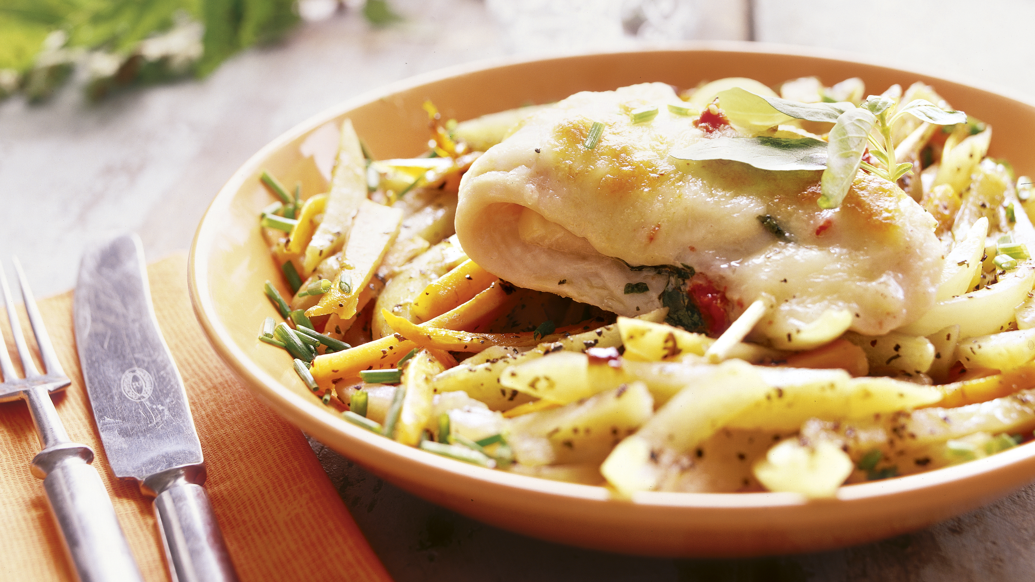 Kuhafileekääröt kasvispedillä