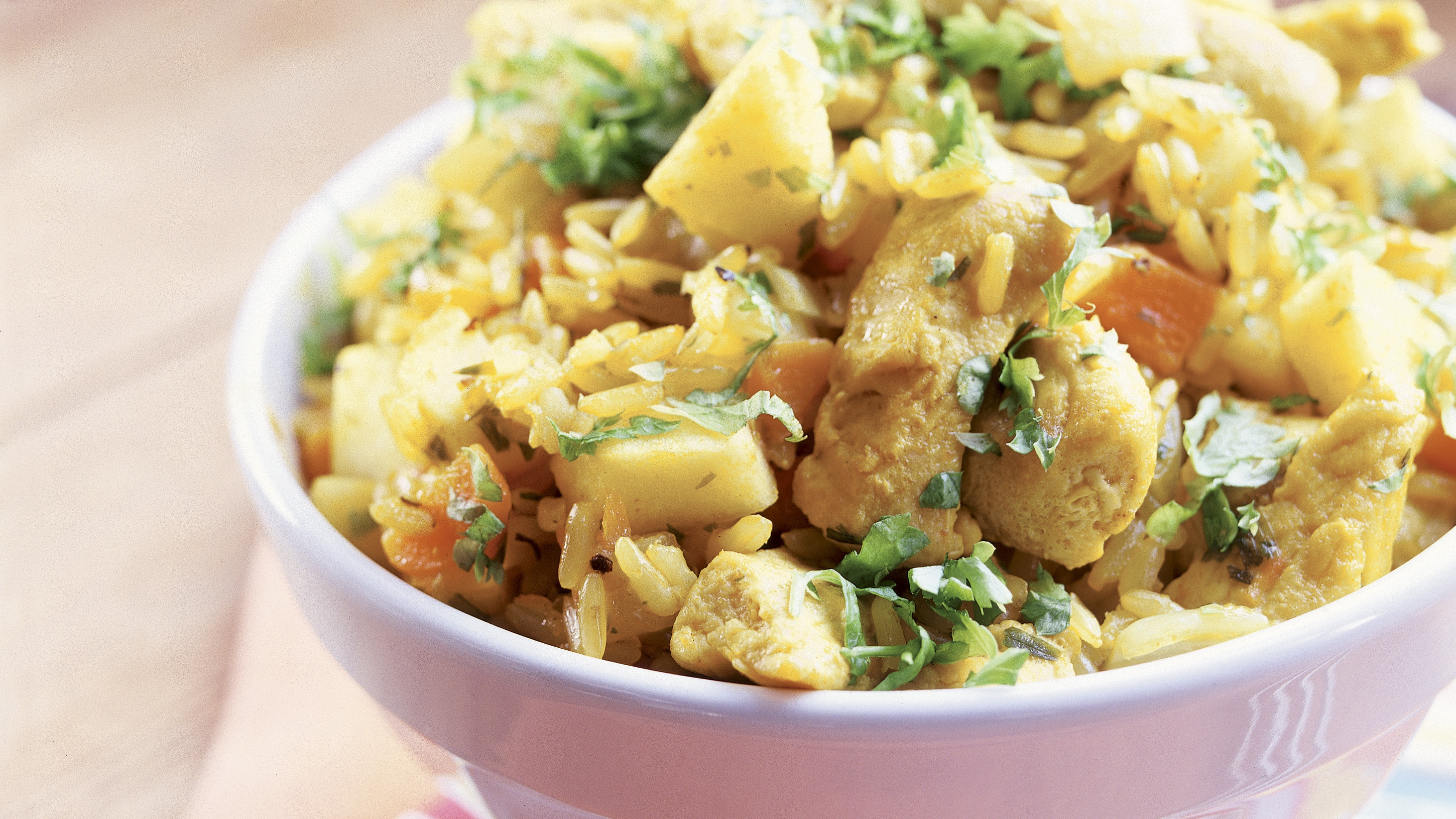 Omenainen broileririsotto