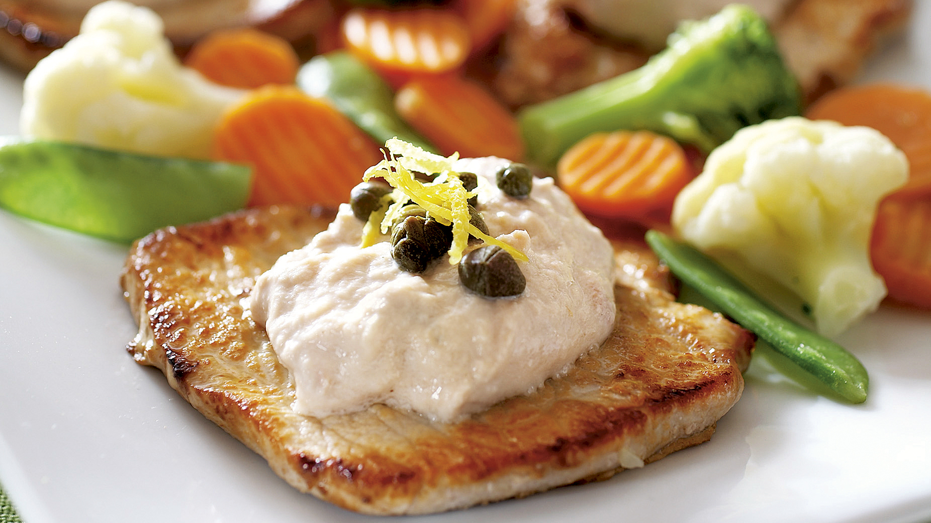 Paahdettua possua alla tonnato