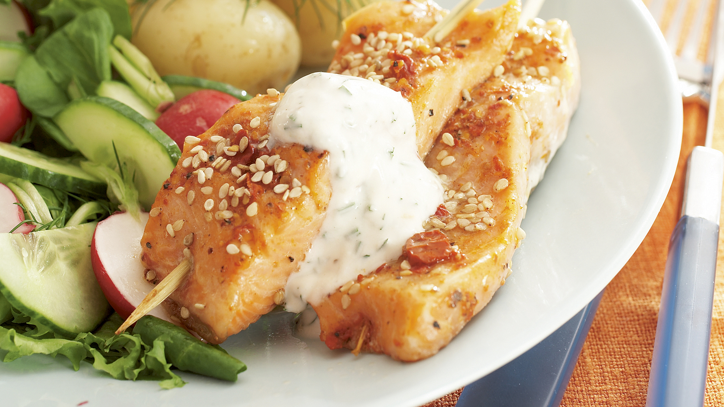 Kirjolohivartaat ja chilinen kastike