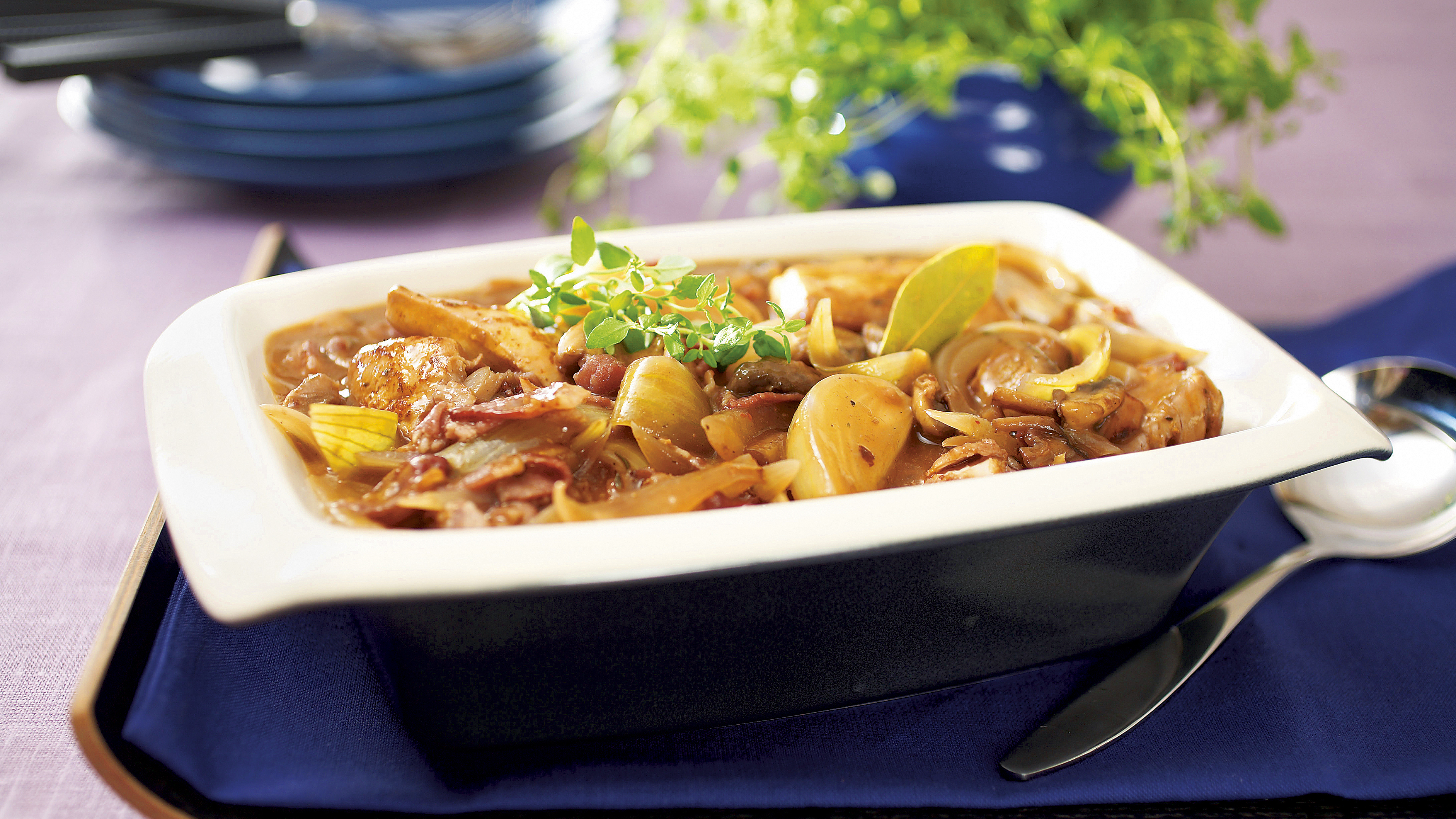 Coq au vin eli viinibroileri