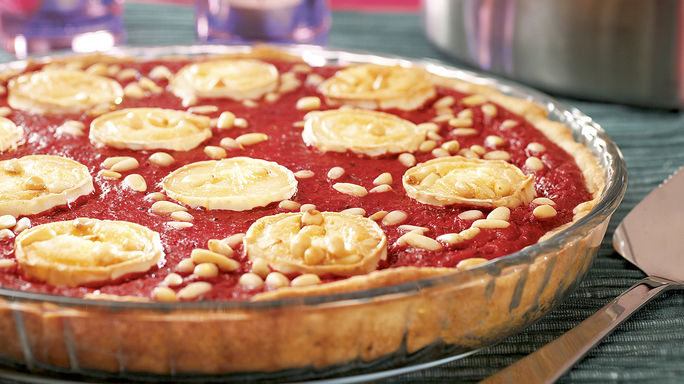 Punajuuri-vuohenjuustopiiras