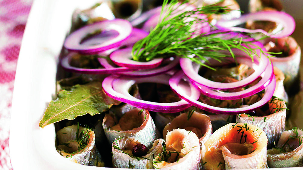 Marinoidut dijonsinappisilakkarullat