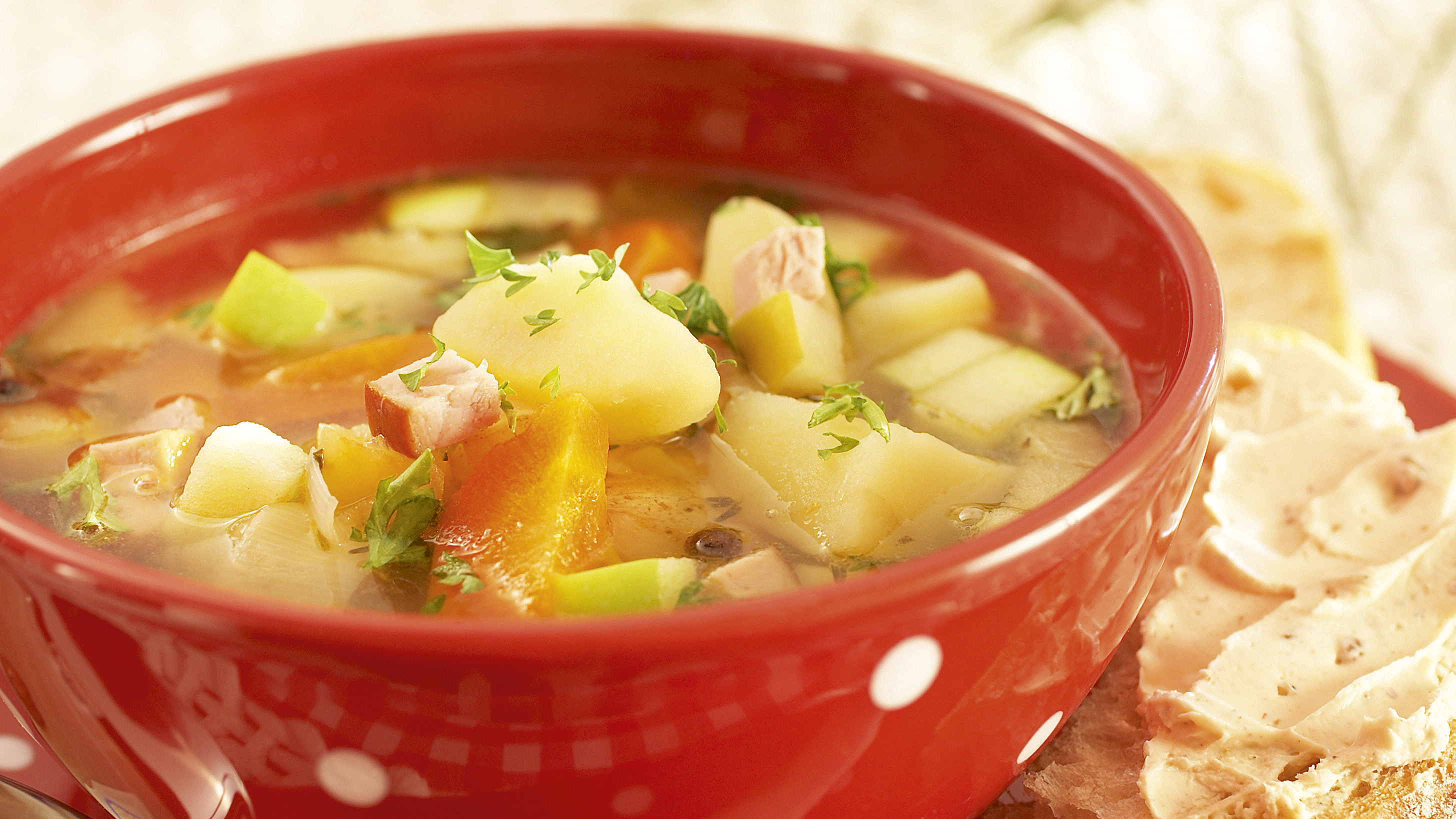 Omenainen Kasvis Kinkkukeitto Paaruoat Reseptit K Ruoka