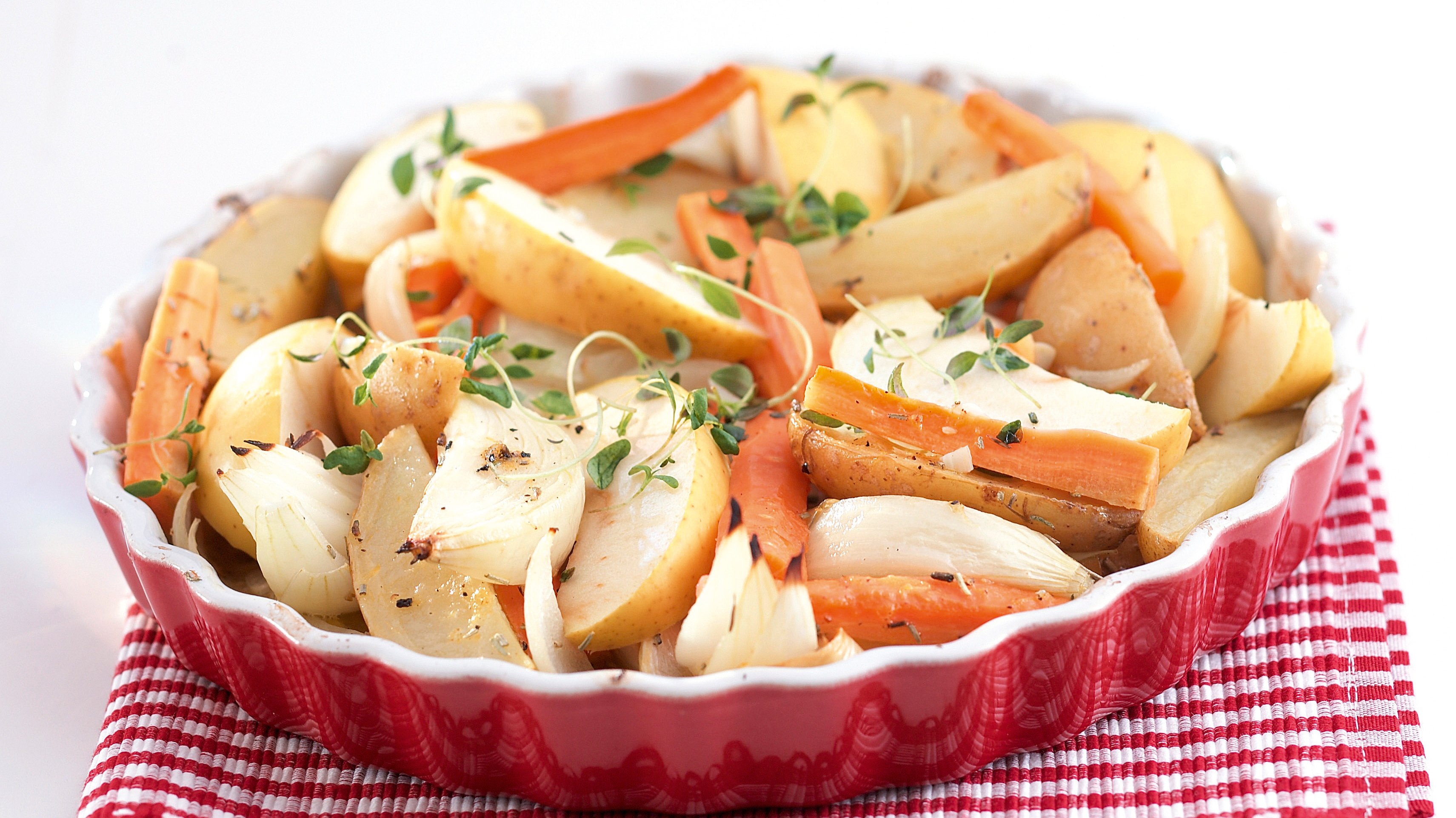 Paahdetut luomukasvikset