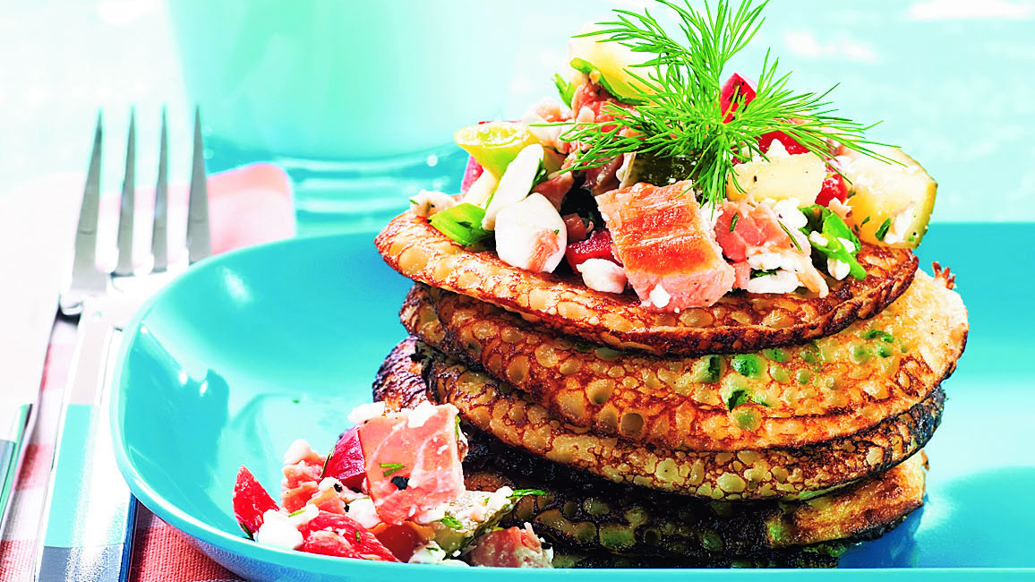 Letut ja savukala-raejuustotäyte