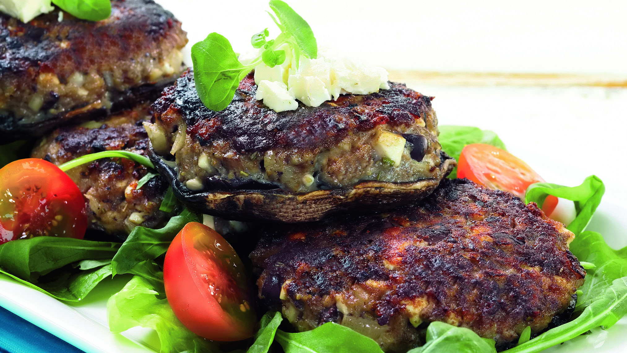 Jauheliha-portobellot