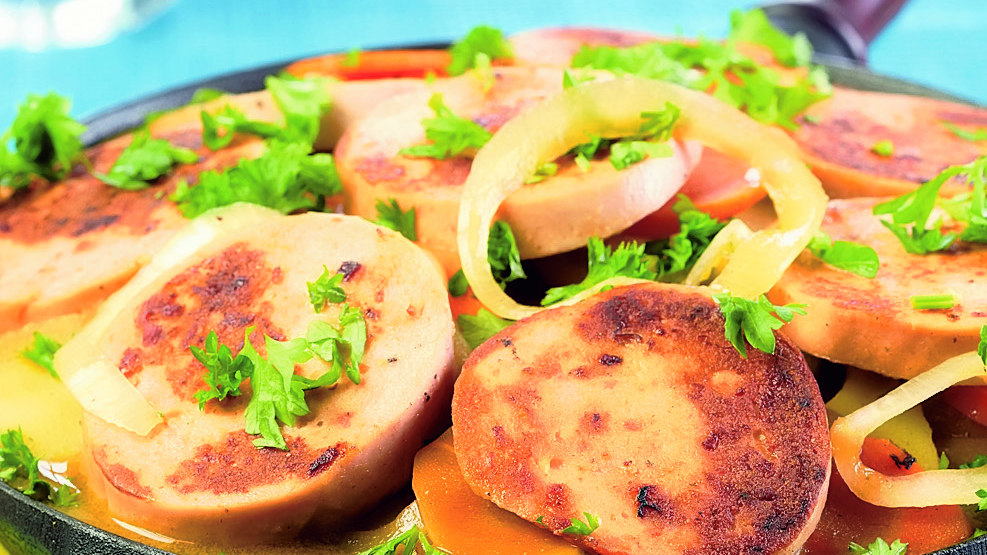 Merimiehen makkarapannu