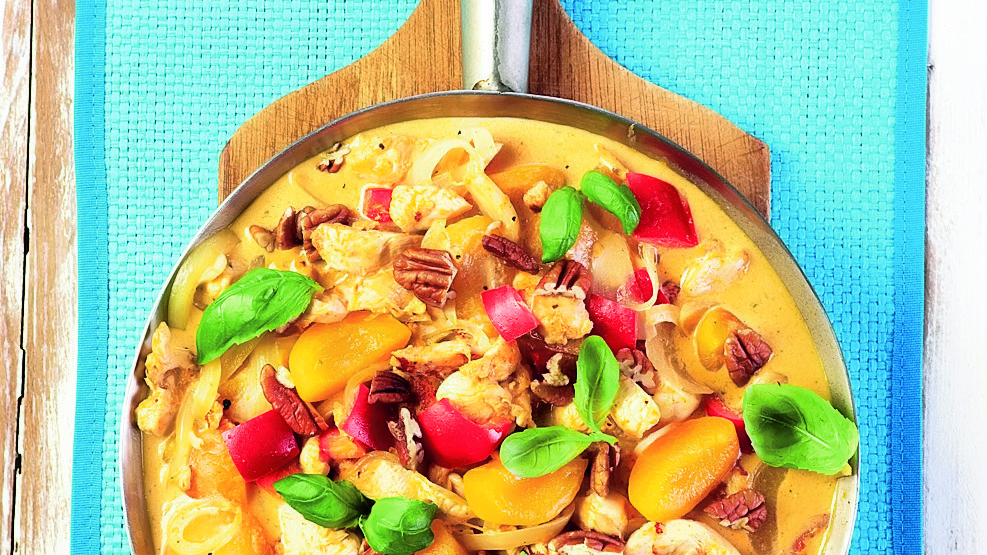 Aprikoosi-sinihomejuustobroileri