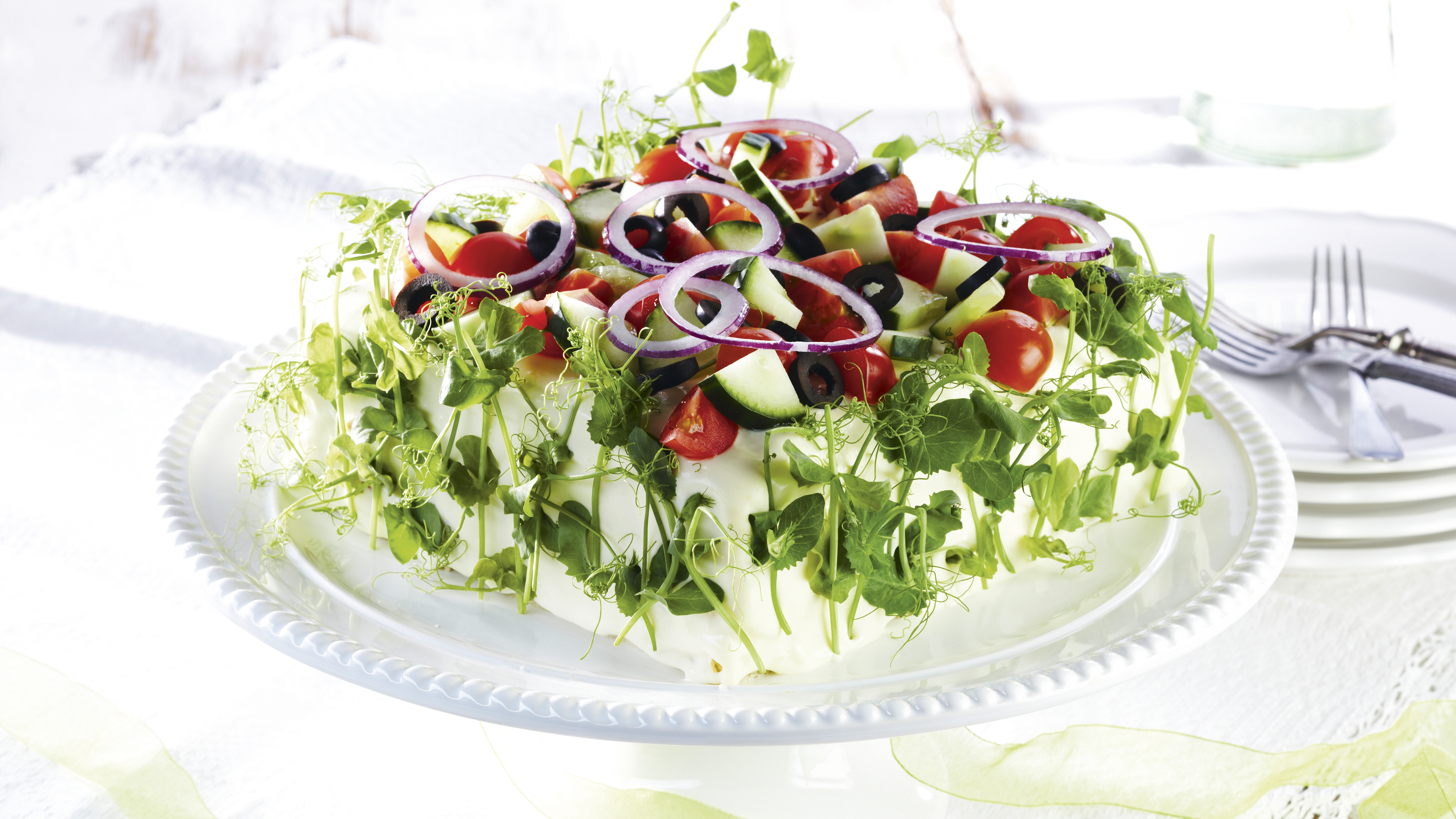 Kreikkalainen voileipäkakku