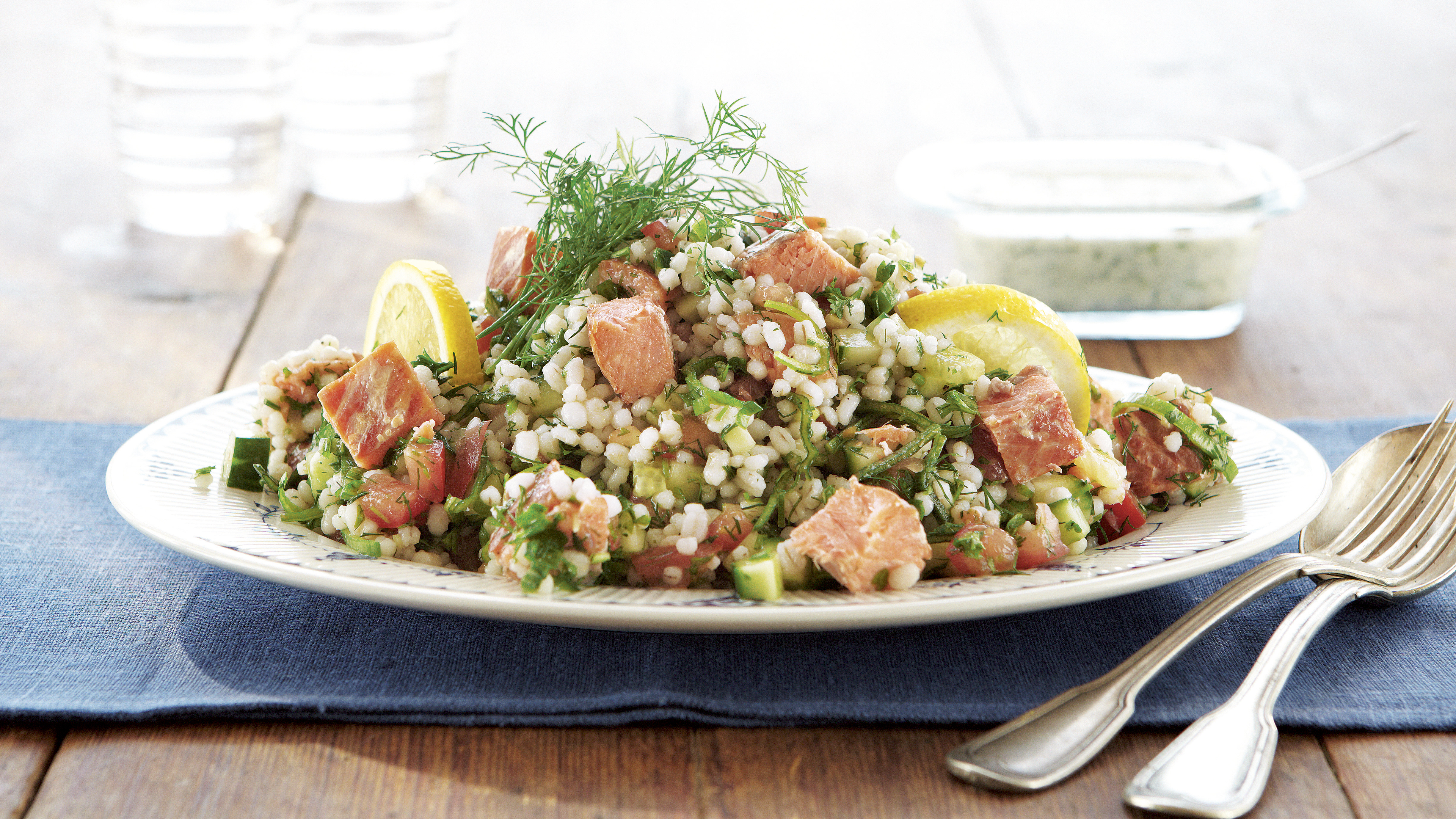 Tabbouleh-salaatti ohrasta