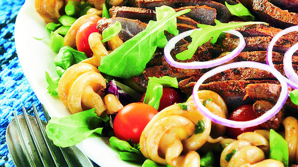 Pastasalaatti lampaasta