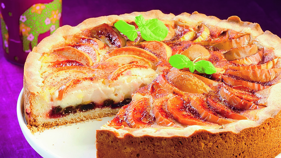 Mehevä omena-jogurttitorttu