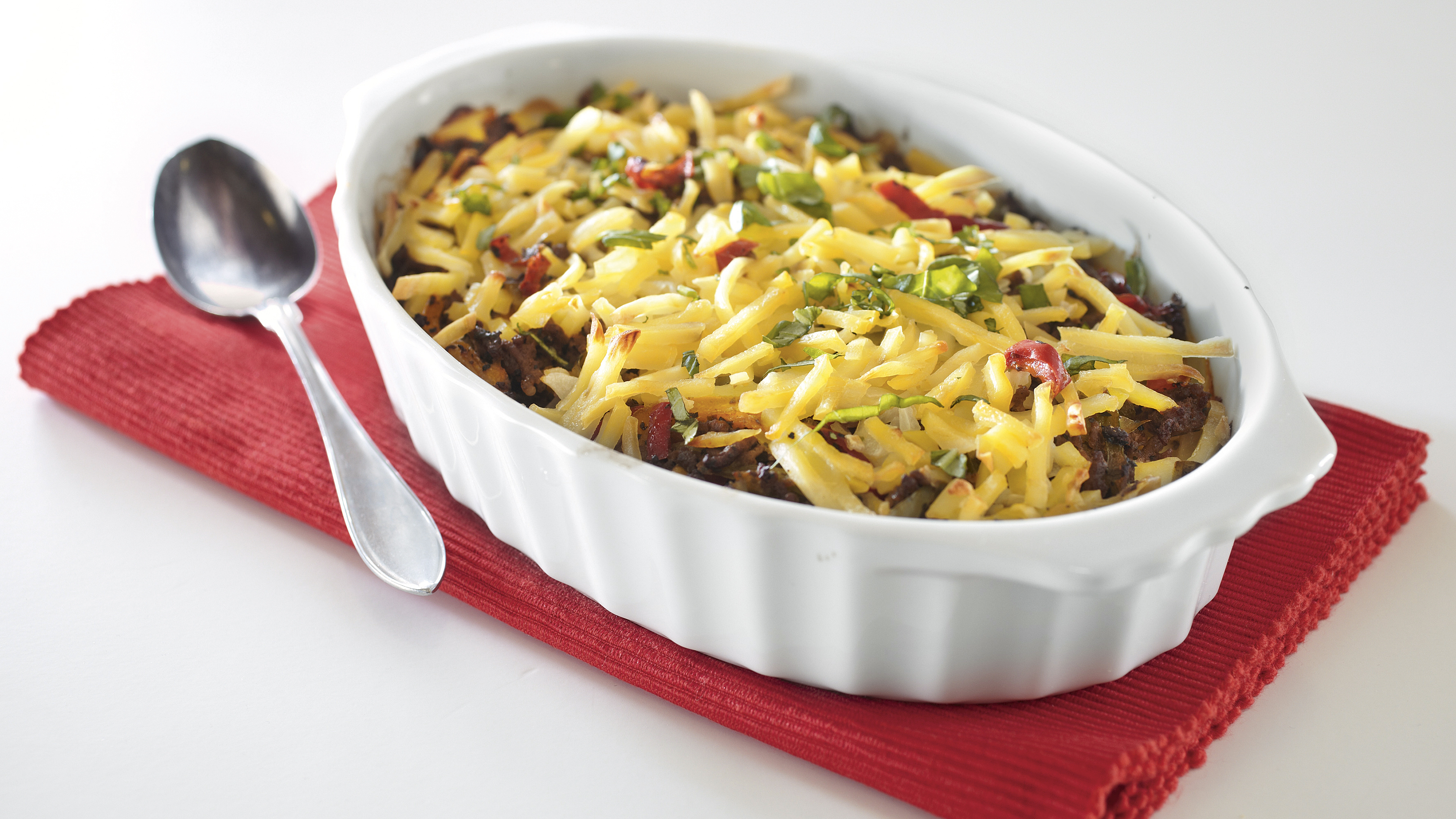 Helppo jauheliha-paprikakiusaus