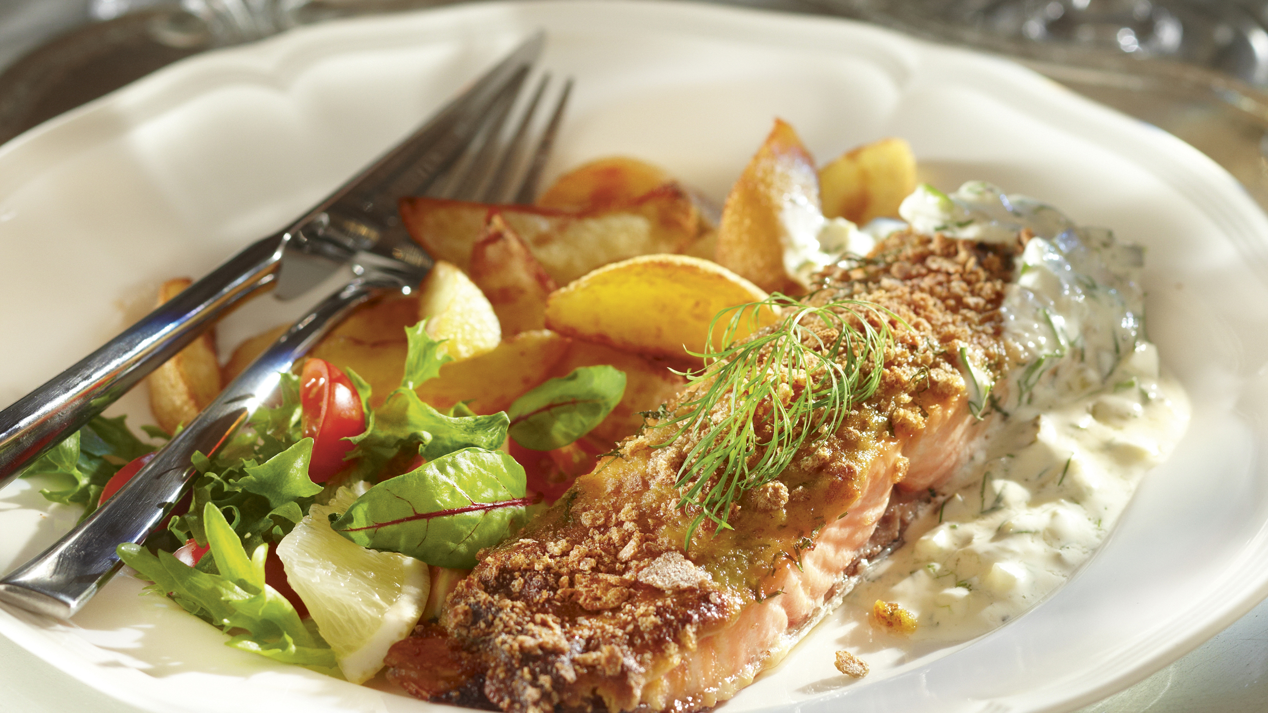 Konjakkisinappilohi Paaruoat Reseptit K Ruoka