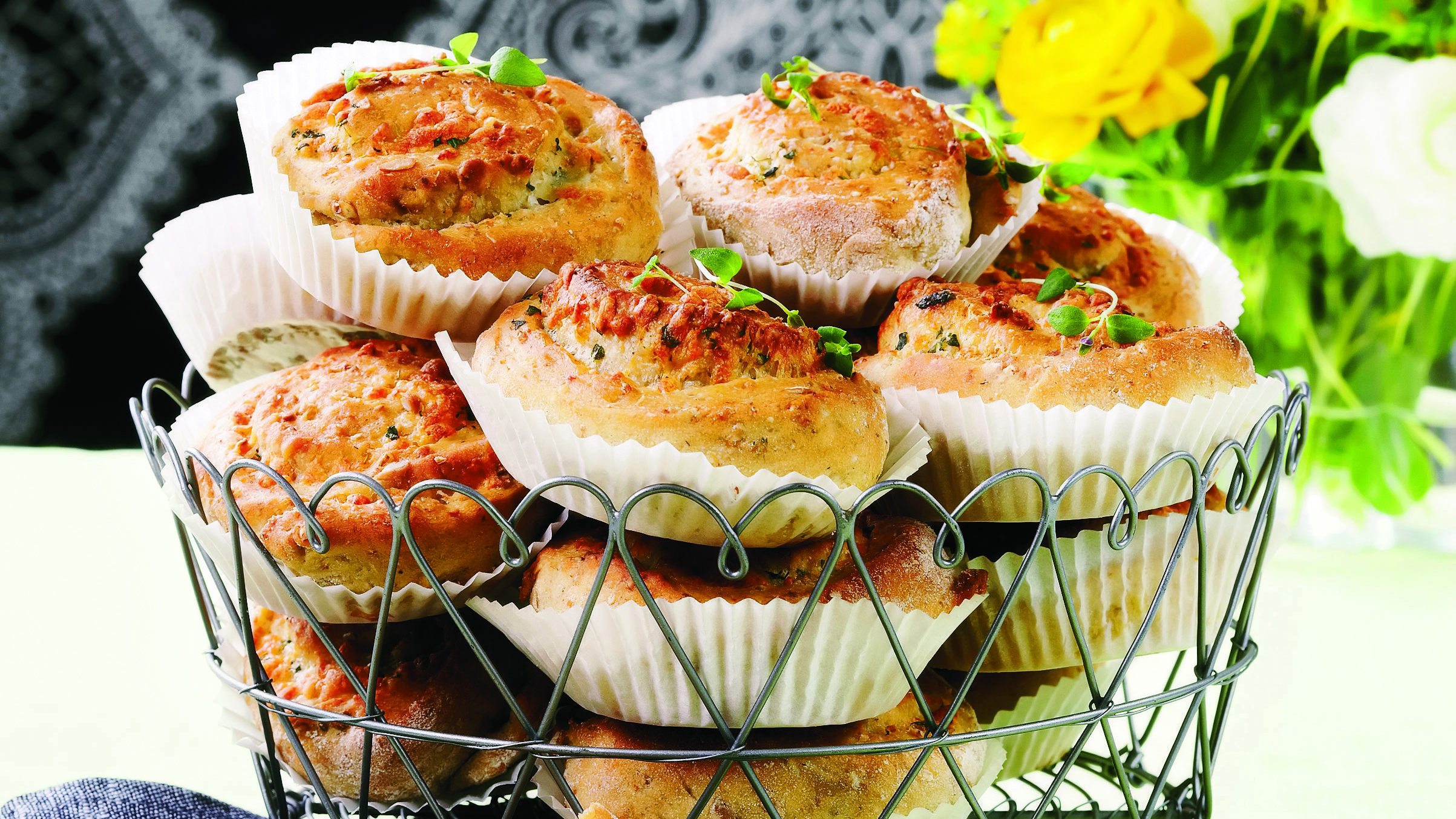 Timjami-juustokierteet