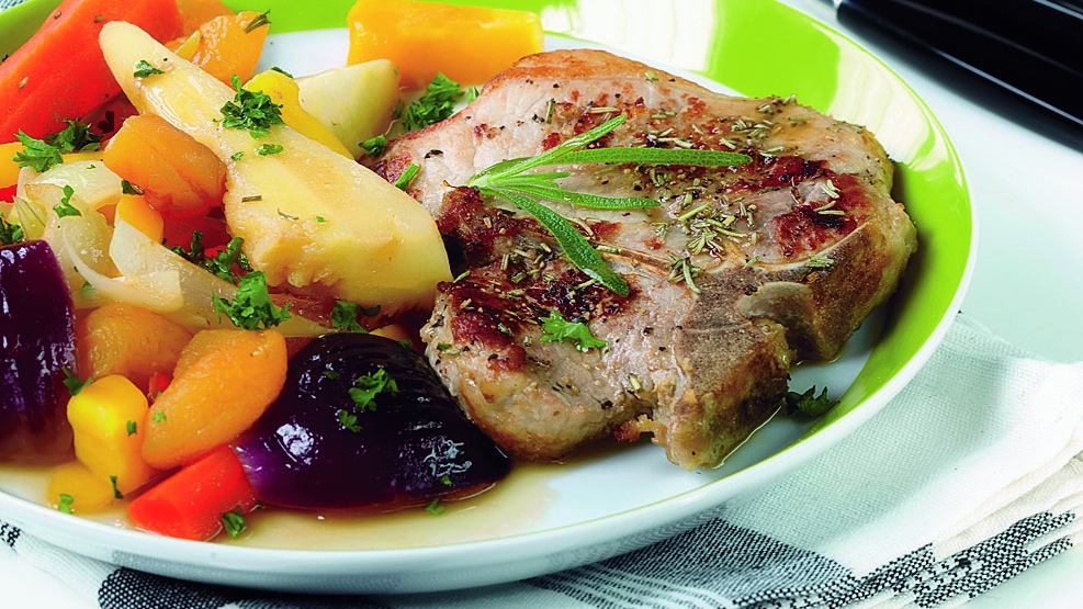 Porsaankyljykset ja aprikoosijuurekset