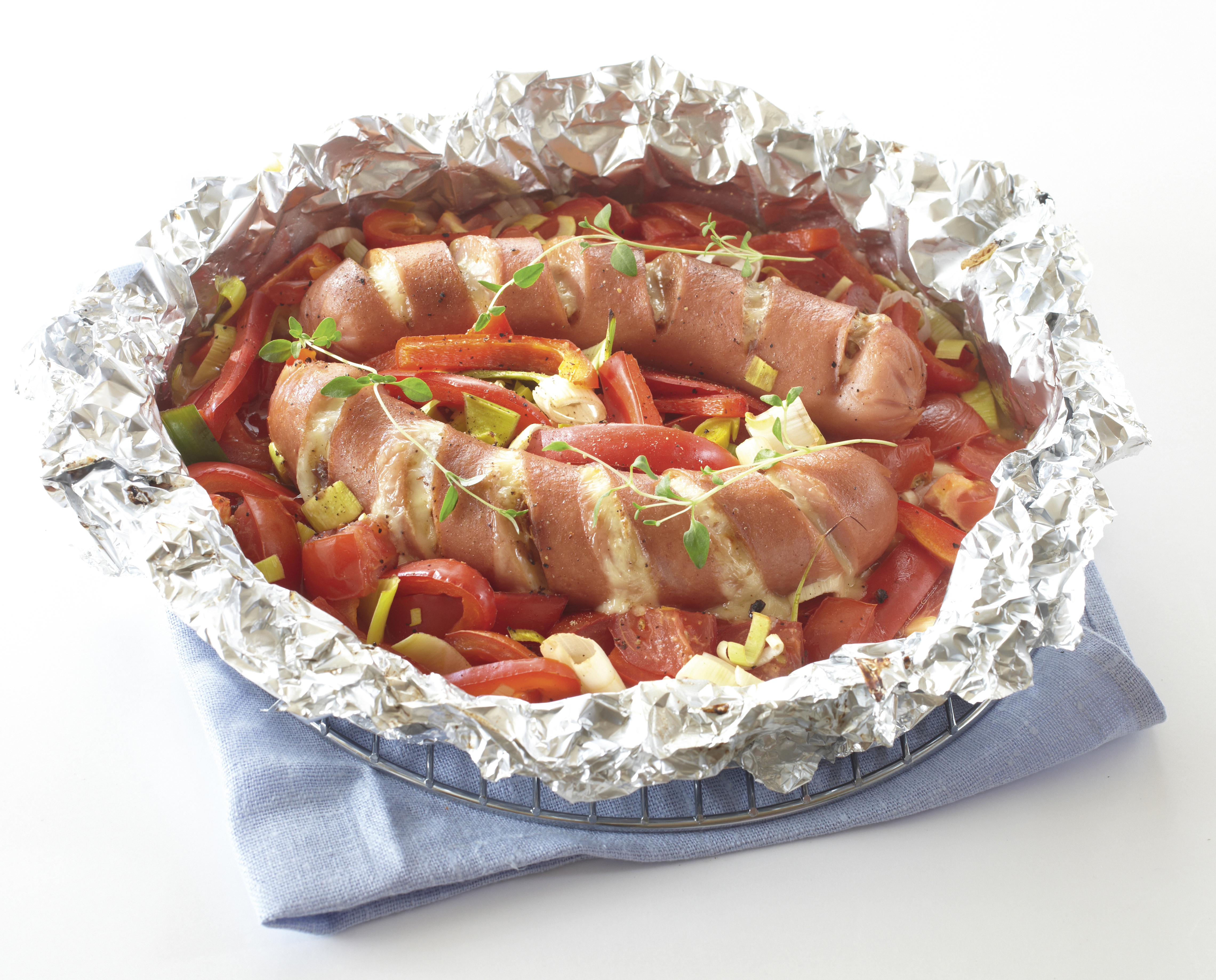 Folioon kätketty vihanneslenkki