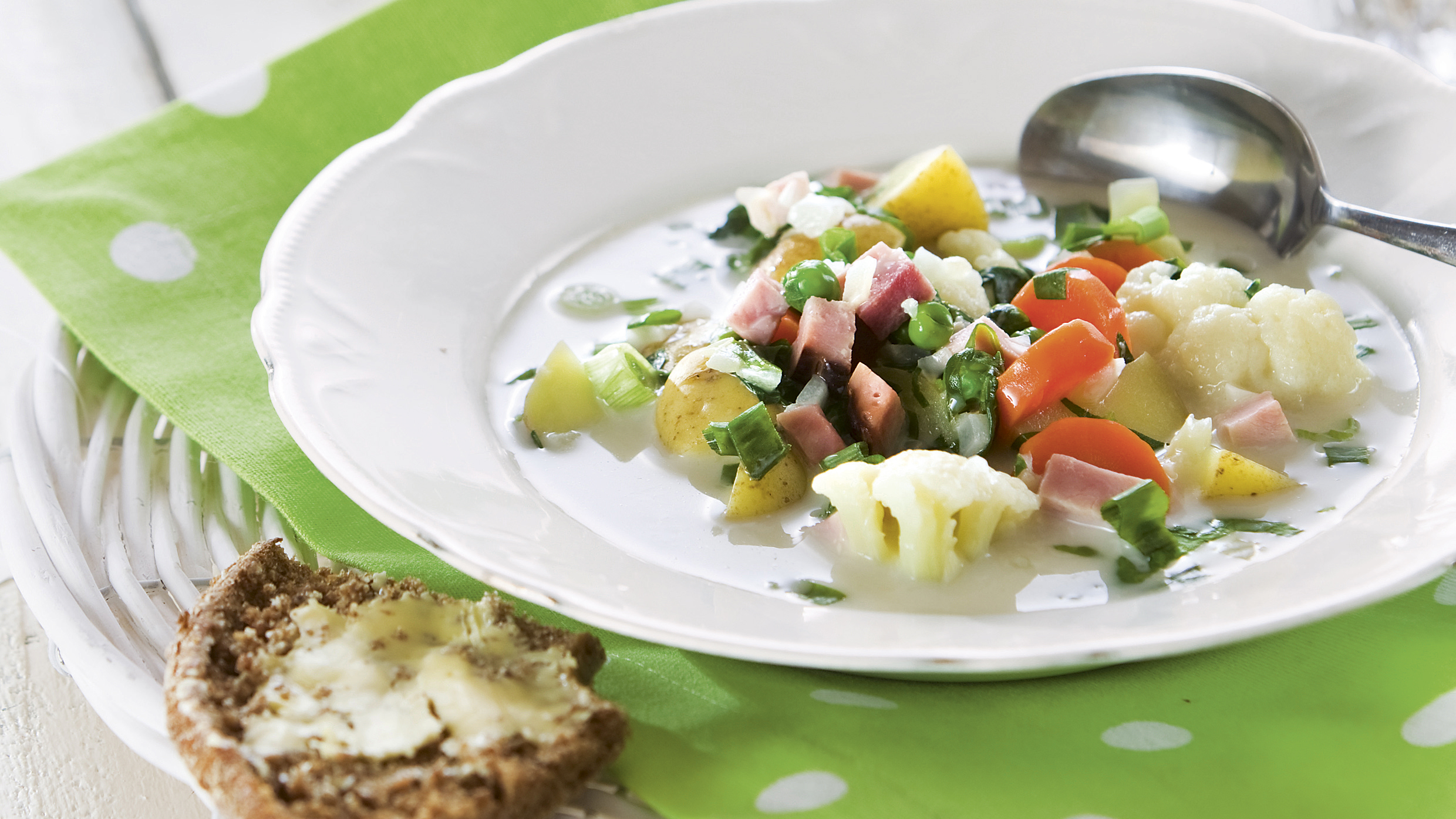 Kipparin Kasvis Kinkkukeitto Paaruoat Reseptit K Ruoka