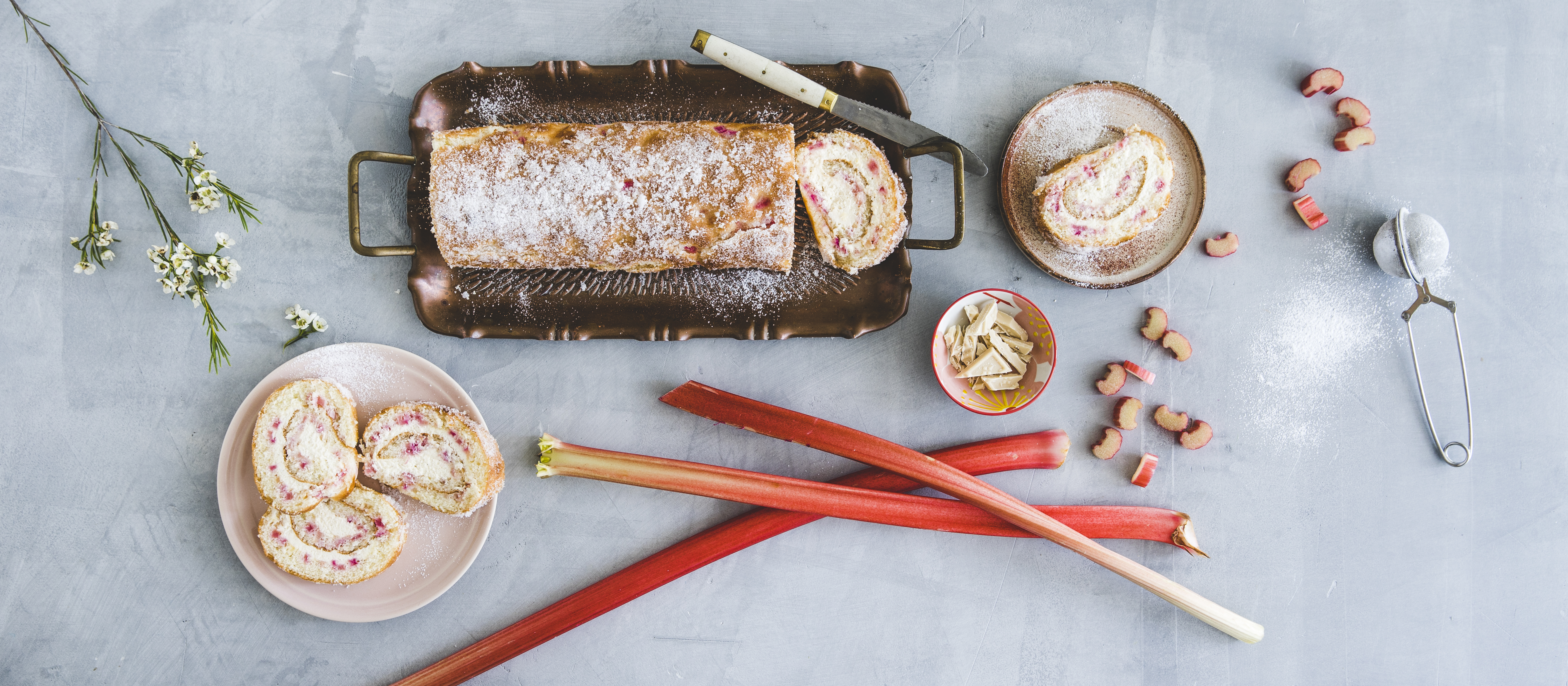 Raparperikääretorttu